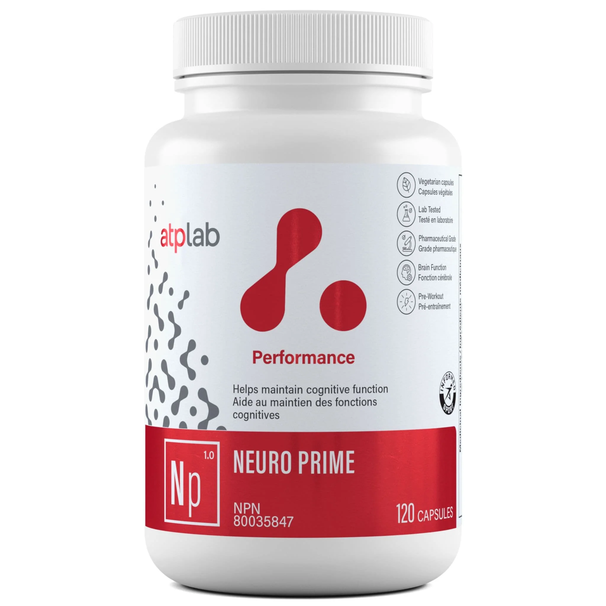 ATP Lab Neuro Prime, Supports Brain Health, 120 Vegetable Capsules