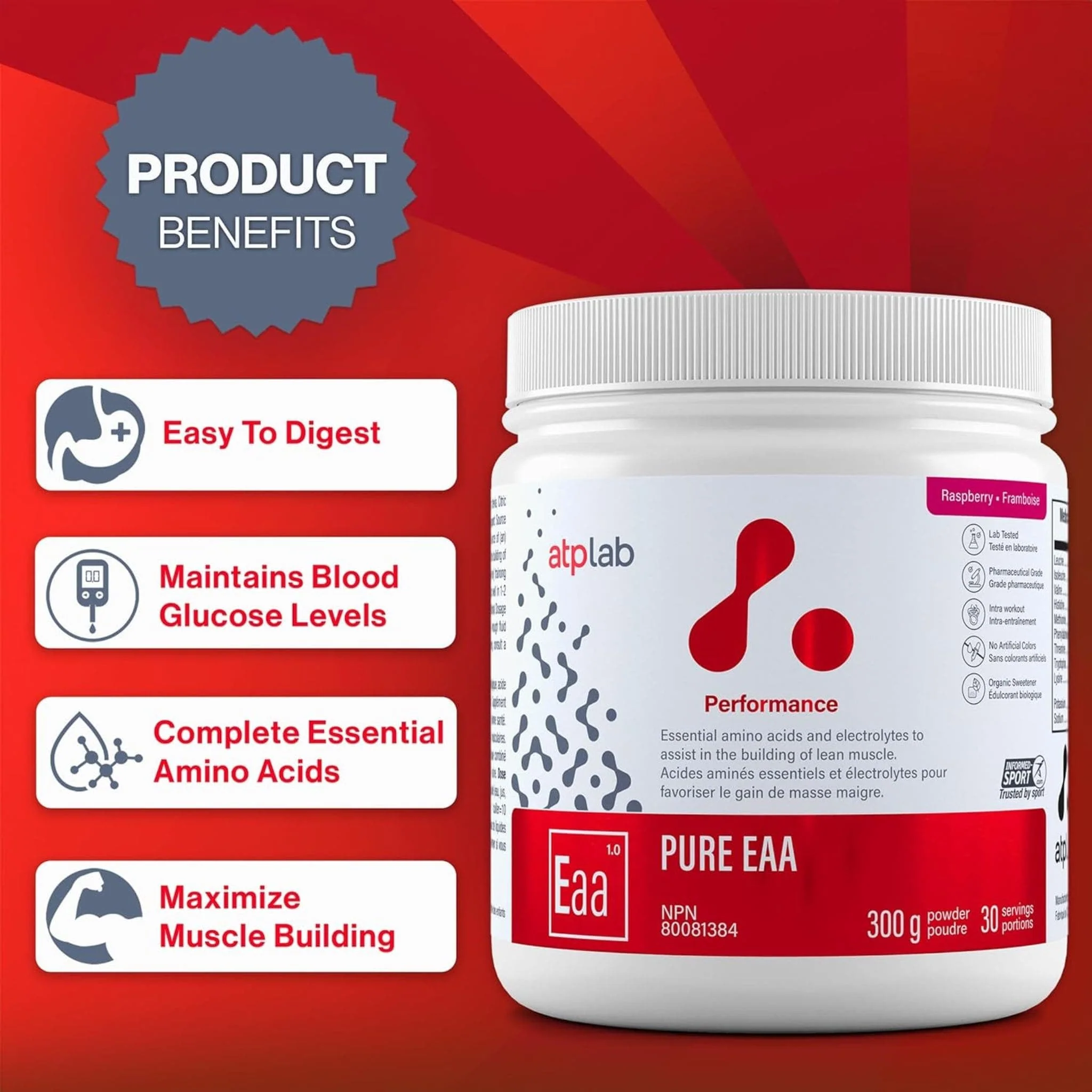 ATP Lab Pure EAA Powder, 300g - Image 4
