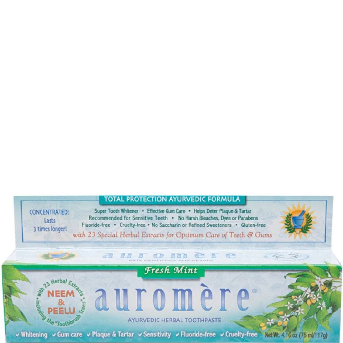 Auromere Ayurvedic Toothpaste, 75ml - Image 6