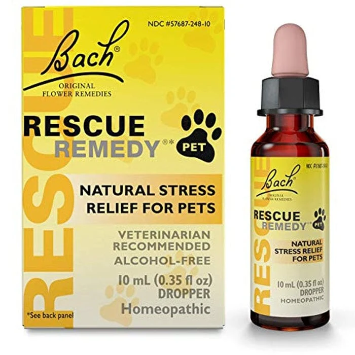 Bach Rescue Remedy Drops for Pets, 10ml CLEARANCE 40% Off Exp 5/27 Final Sale