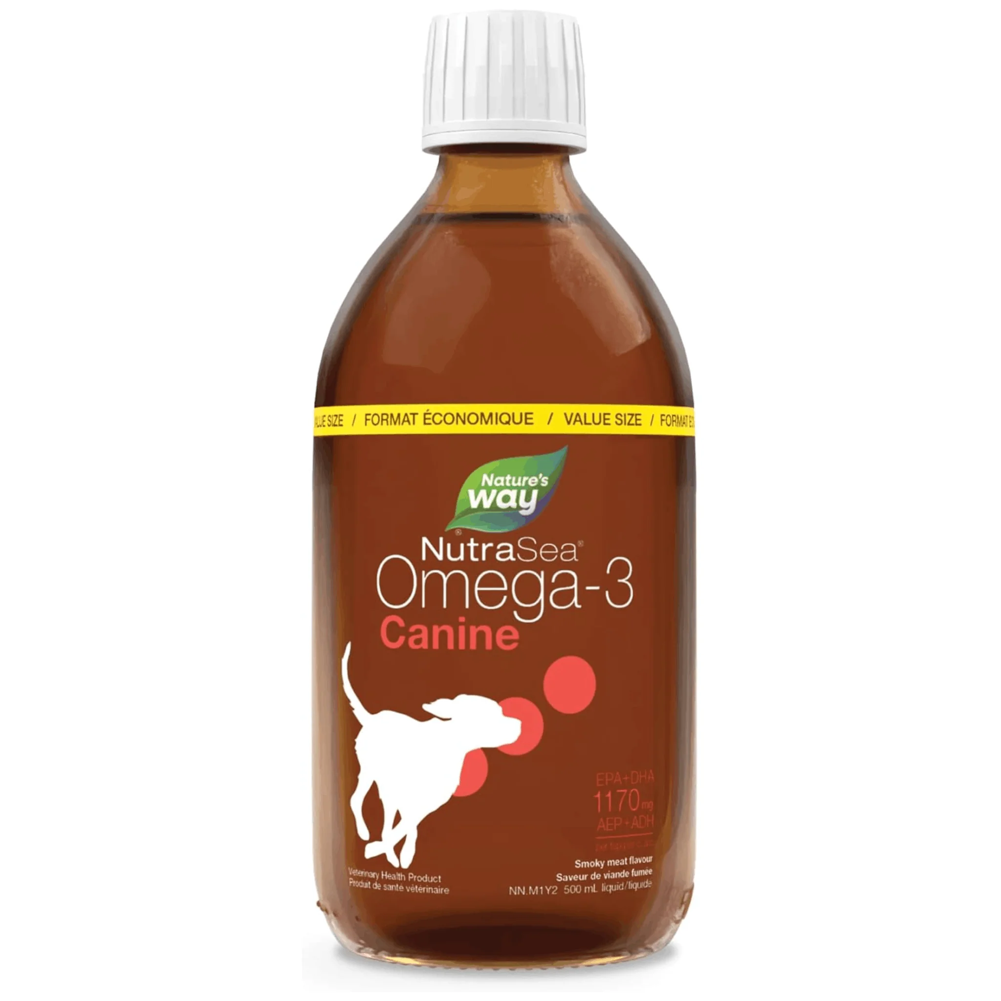 NutraSea Omega-3 Canine Liquid Fish Oil for Dogs (Formerly Baie Run), 1170mg EPA & DHA, Skin, Coat, Joint & Heart Support, 200-500ml - Image 5