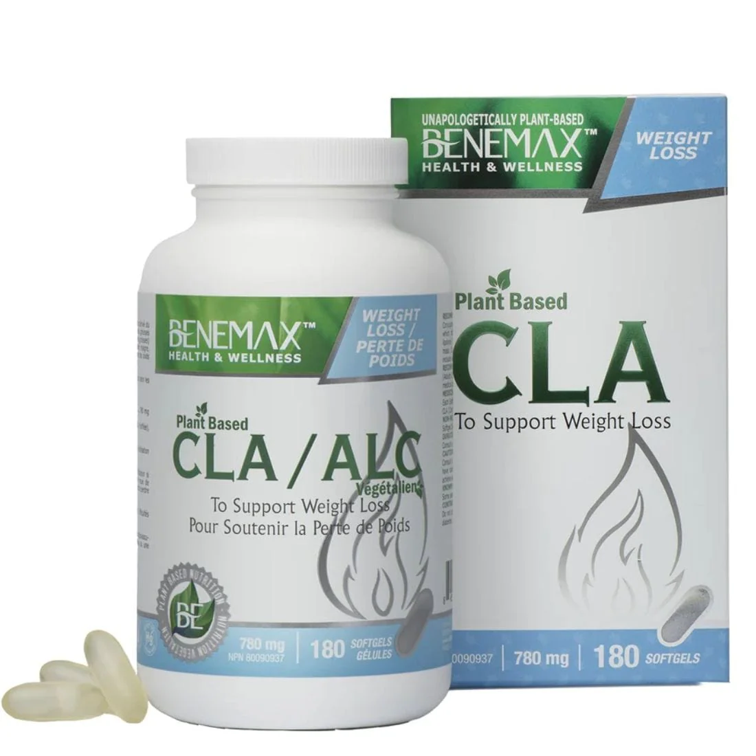 Benemax Plant Based CLA ,Conjugated Linoleic Acid 780mg - Image 2