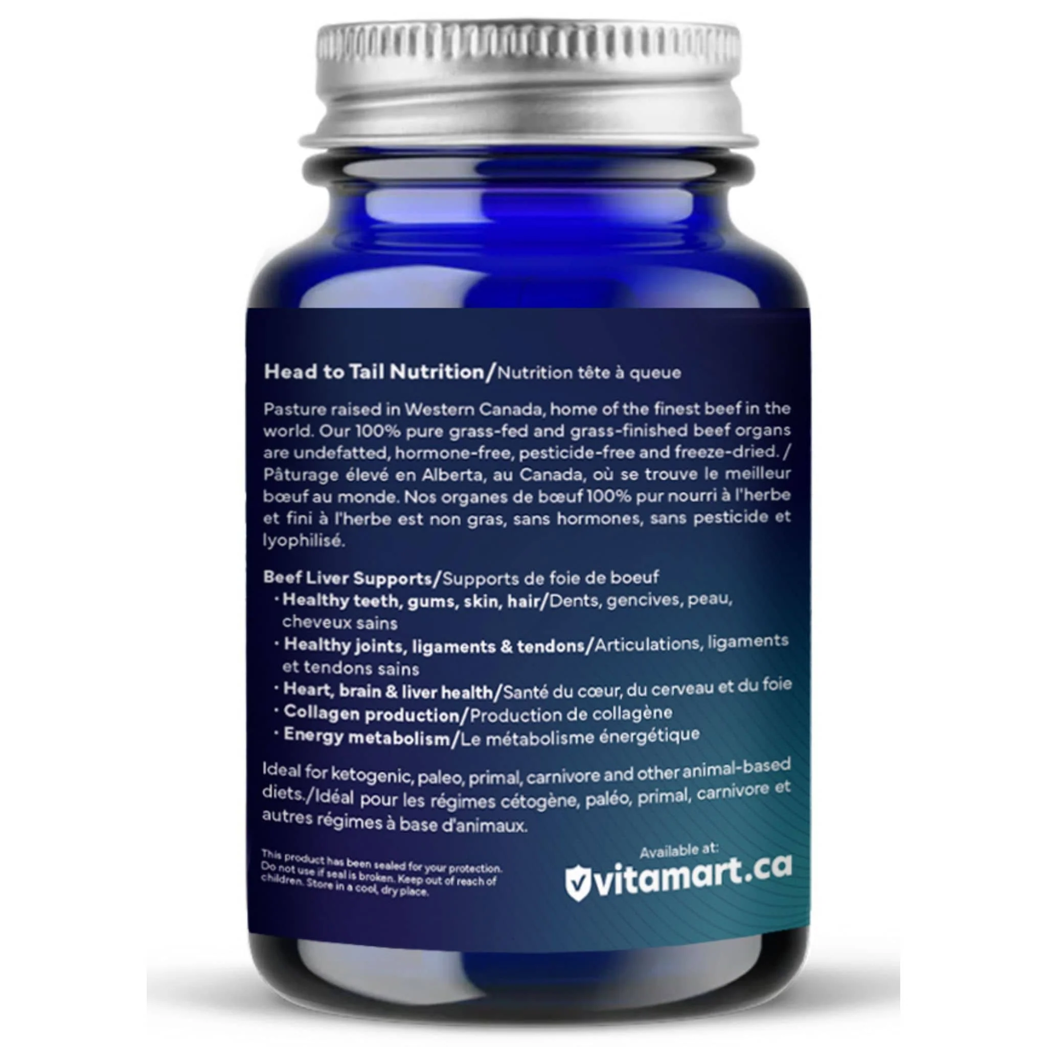 TRUMARK Grass-Fed Beef Liver 500mg, 100% Pure, No Fillers (Formerly BestVitamin Best Grass-Fed Beef Liver), 180 Capsules - Image 3