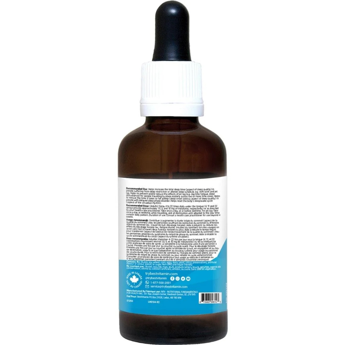 BestVitamin Best Liquid Melatonin Spray, Fall asleep faster, 50ml, Clearance 75% Off, Final Sale Expires 05/24 - Image 3