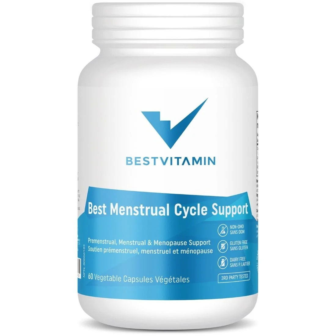 Bestvitamin Best Menstrual Cycle Support, Helps with irregular menstruation, mood imbalances, breast tenderness, irritability, & cramping, 60 Vegetable Capsules, 70% Off, Expiry: Sept 2024, Final Sale