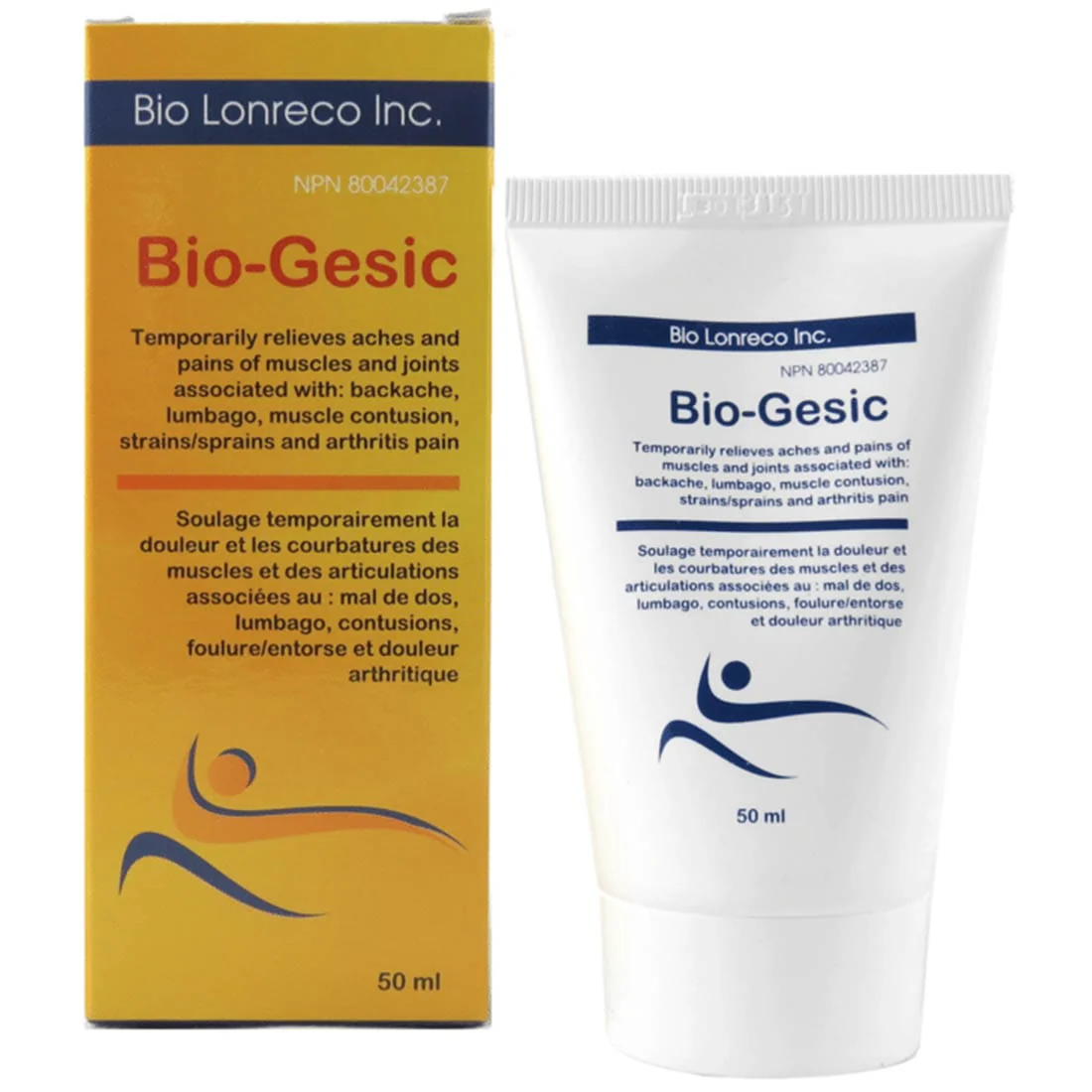 Bio Lonreco Bio-Gesic Cream, Relieves muscle and joint aches