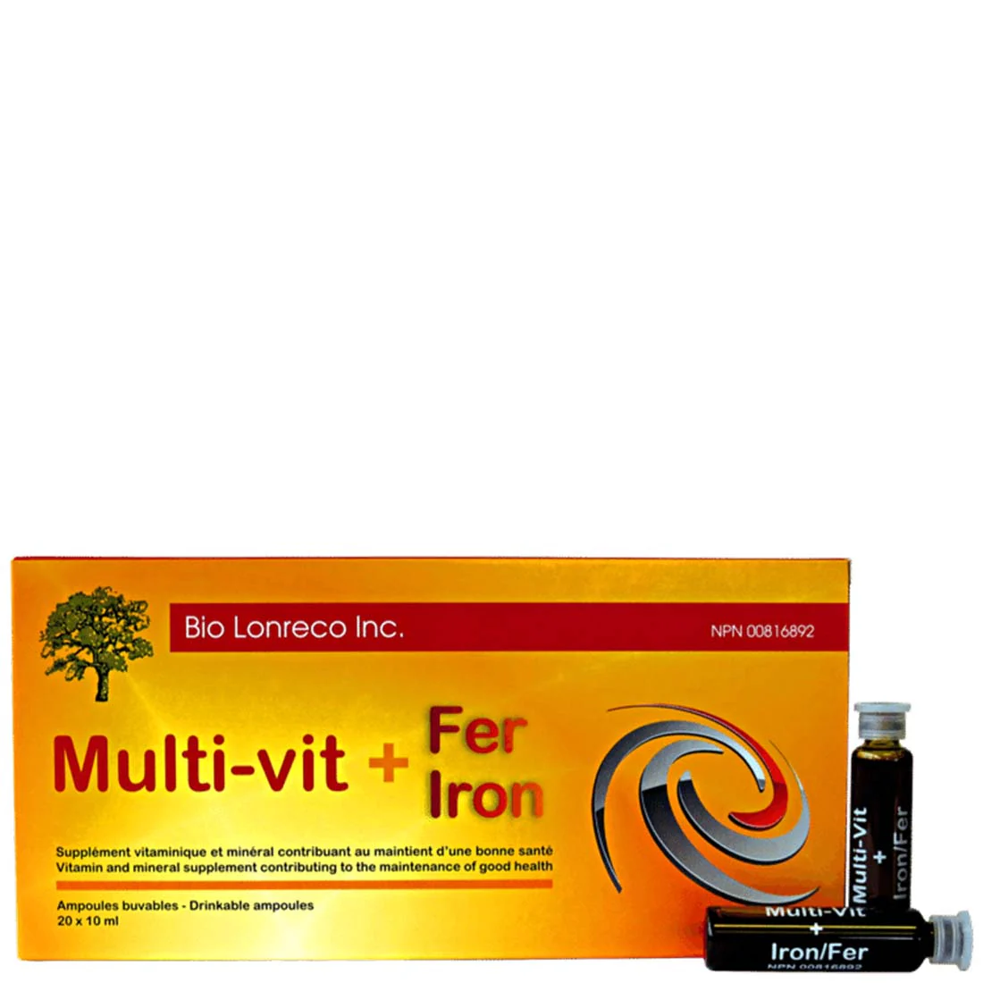 Bio Lonreco Multi-vit plus Iron,  Liquid Multivitamin with Iron