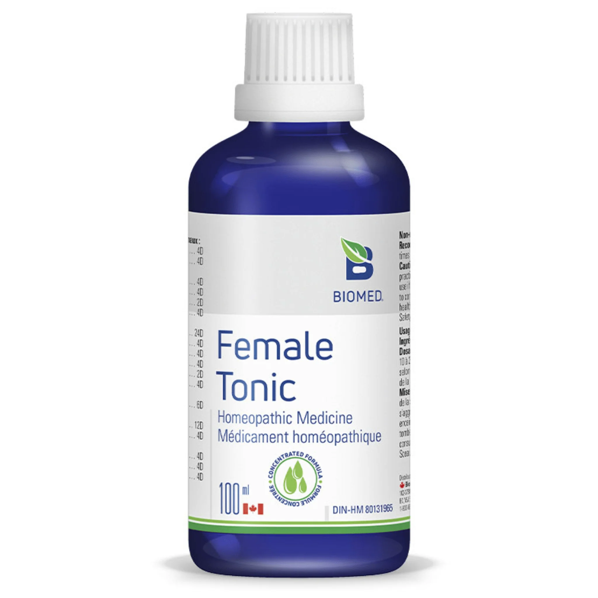 Biomed Female Tonic, Support for Hormonal Balance, More Concentrated, 100ml
