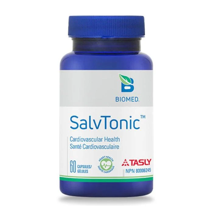 Biomed SalvTonic, Cardiovascular and Microcirculation formula for your heart and blood vessels, 60 Capsules