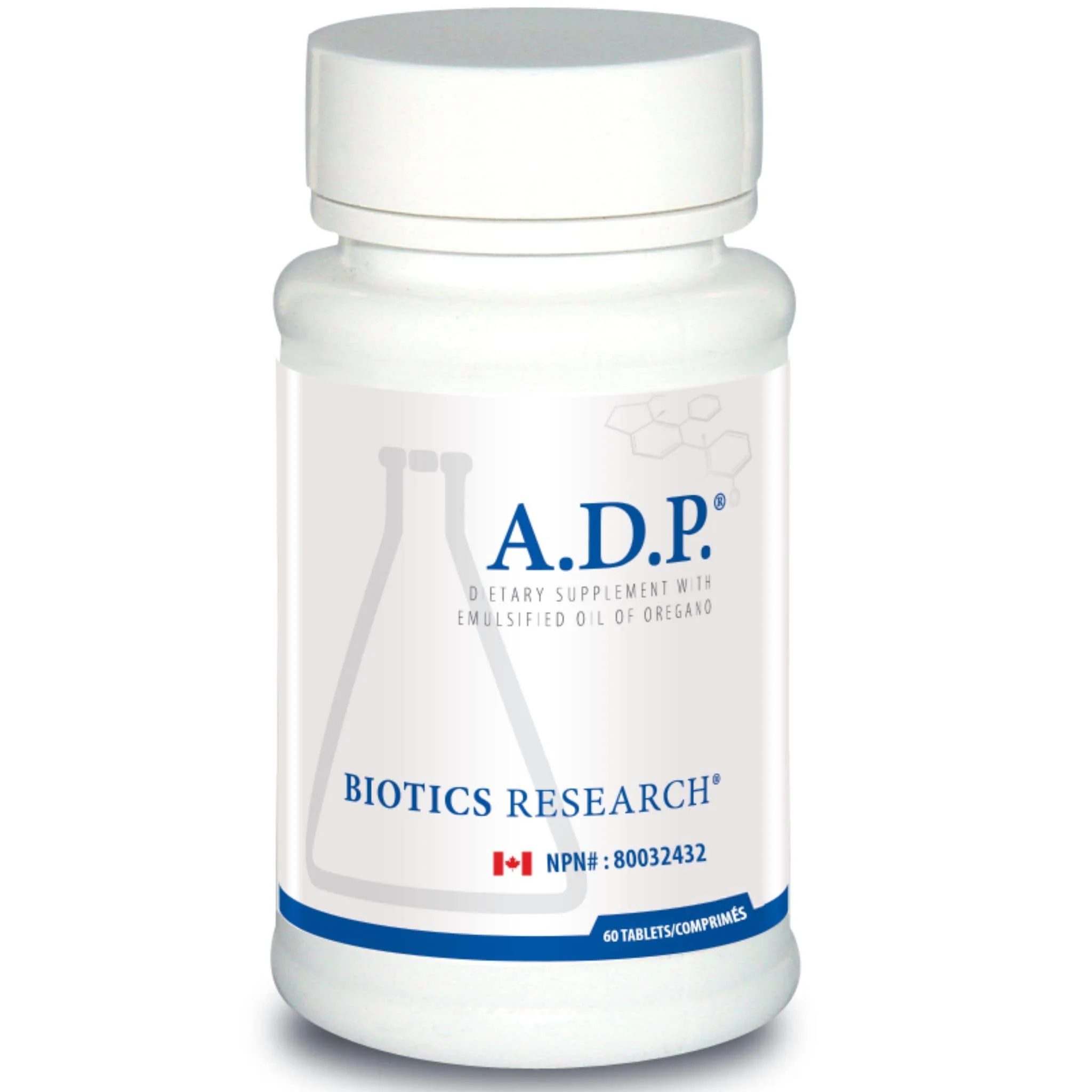 Biotics Research ADP, Anti-Dysbiosis Product, Emulsified, Standardized Oregano Tabs, Sustained Release