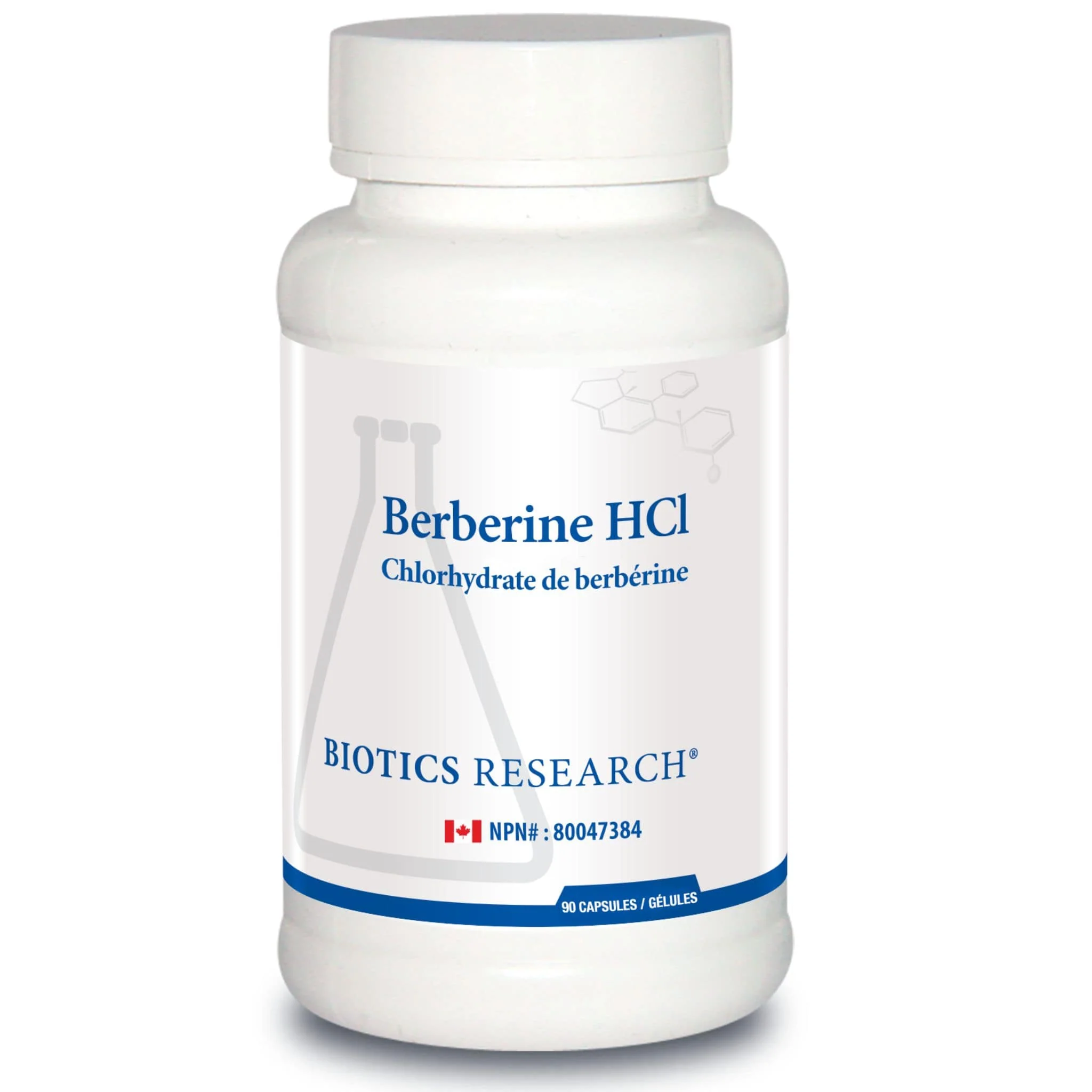 Biotics Research Berberine HCl 500mg, Berberine Hydrochloride, 90 Capsules