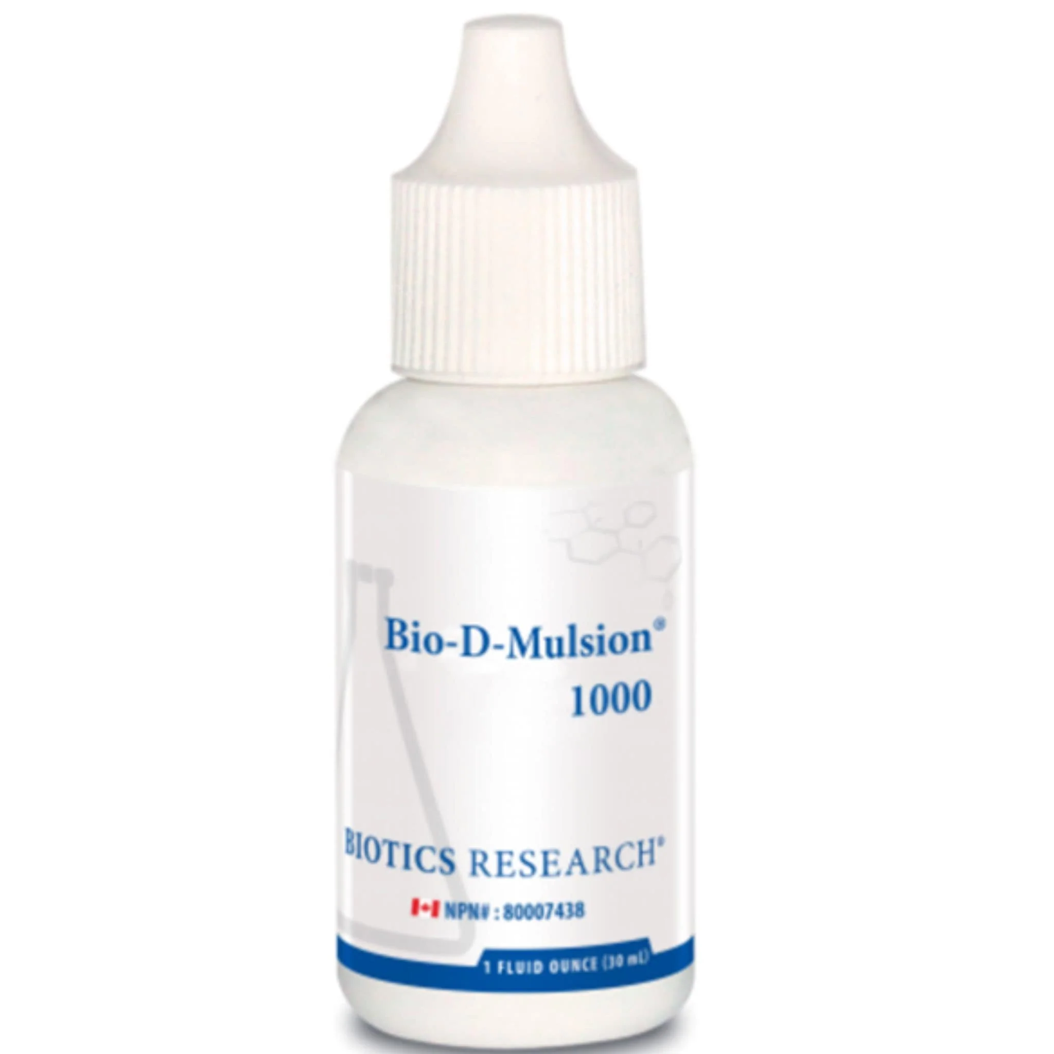 Biotics Research Bio-D-Mulsion 1000IU per Drop, 729 Drops, 29.57ml
