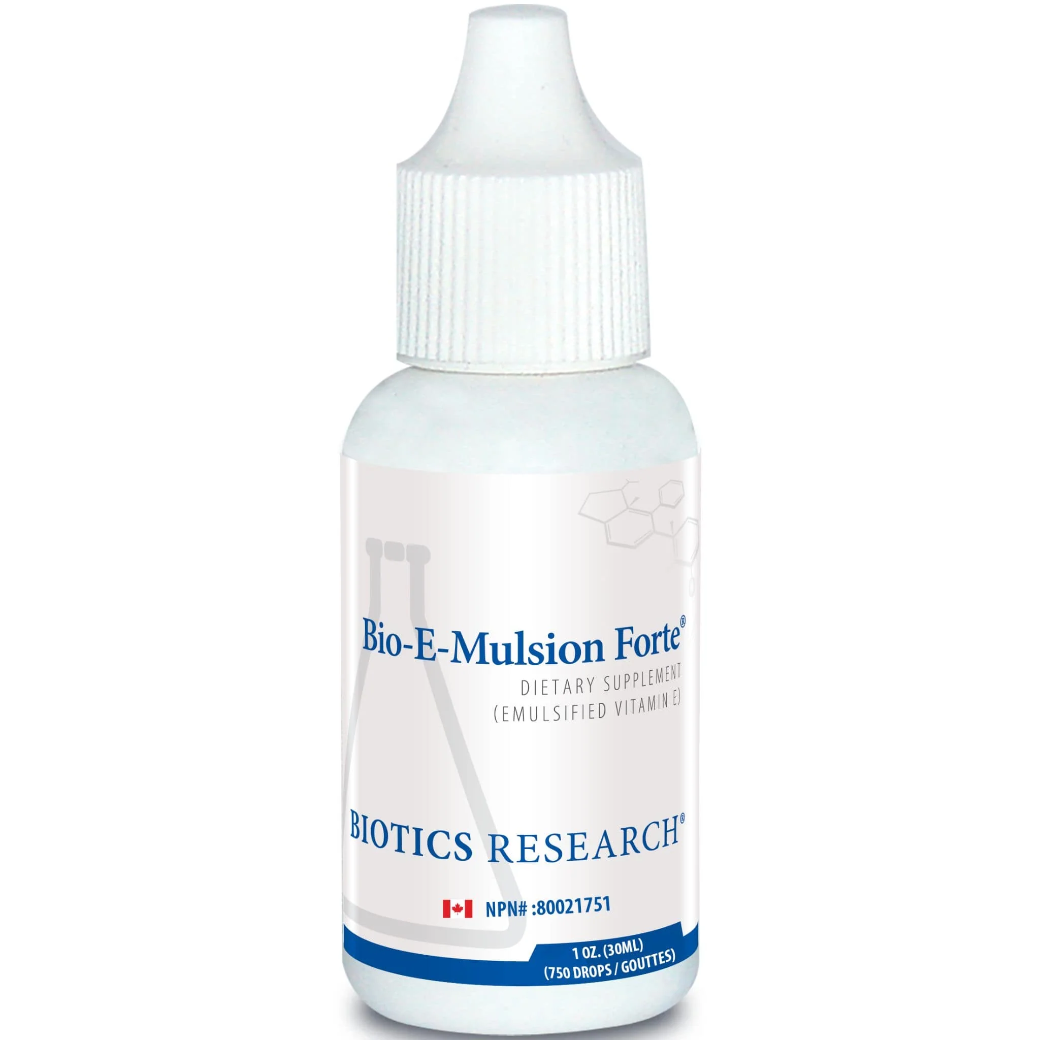 Biotics Research Bio-E-Mulsion Forte, Microemulsified Vitamin E Drops in Sesame Seed Oil for Enhanced Absorption, 30ml