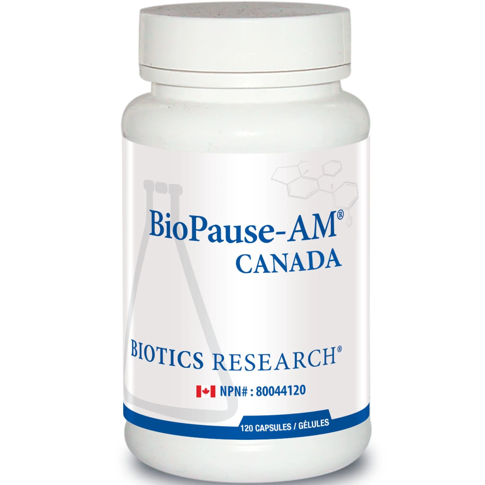 Biotics Research BioPause-AM, Herbal Menopause Support for Hot Flashes and Daytime Relief, 120 Capsules