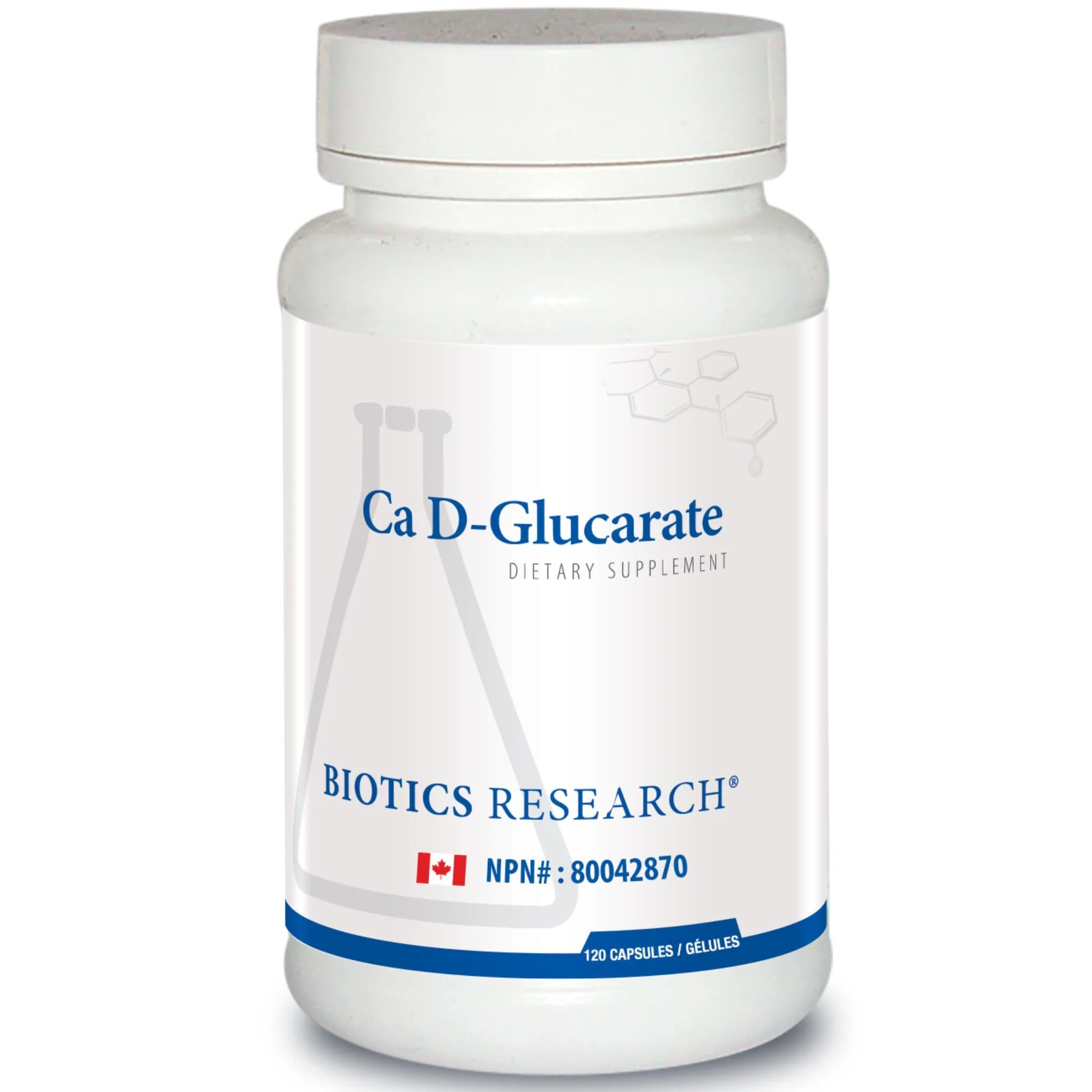 Biotics Research Ca D-Glucarate, Estrogen Detox Support, 120 Capsules