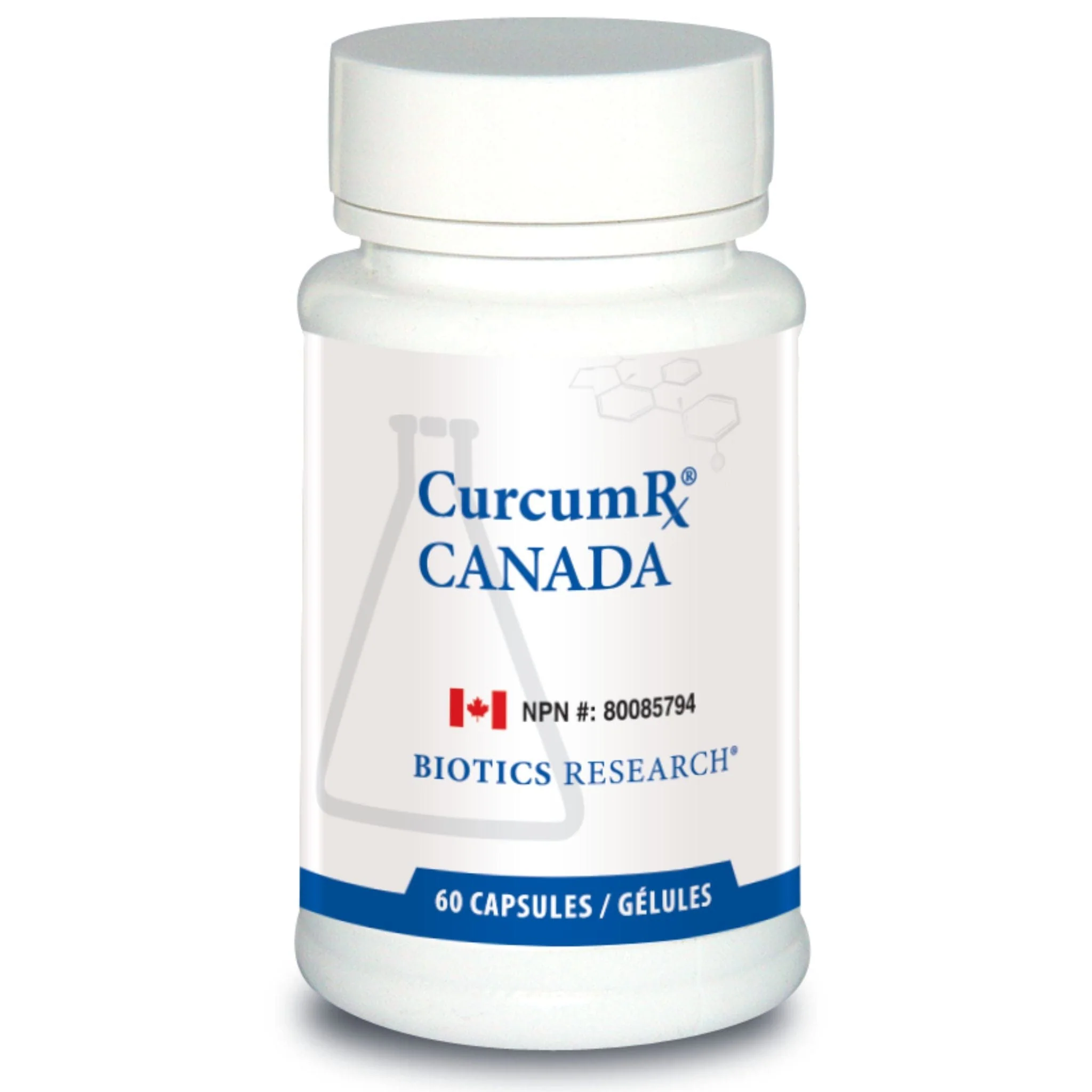 Biotics Research CurcumRx Canada, All Natural Turmeric, Curcumin 5-6X Better Bioavailability, 60 Capsules
