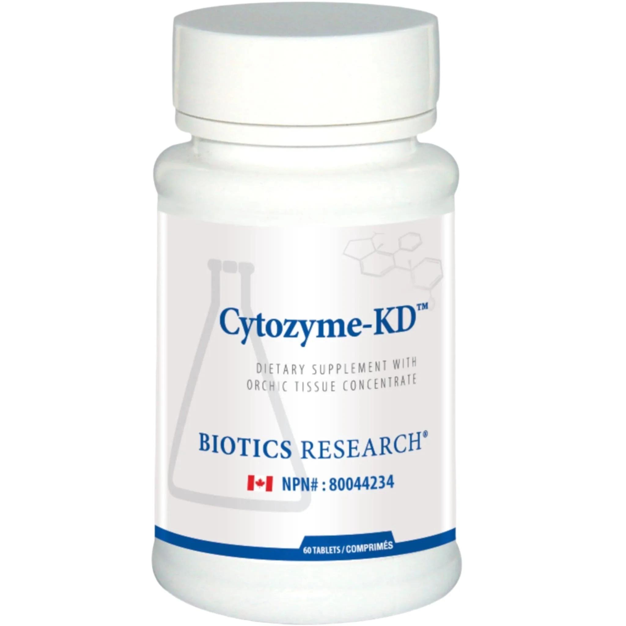 Biotics Research Cytozyme-KD, Supports Kidney Health with Neonatal Glandulars and Antioxidant Enzymes, 60 Tablets