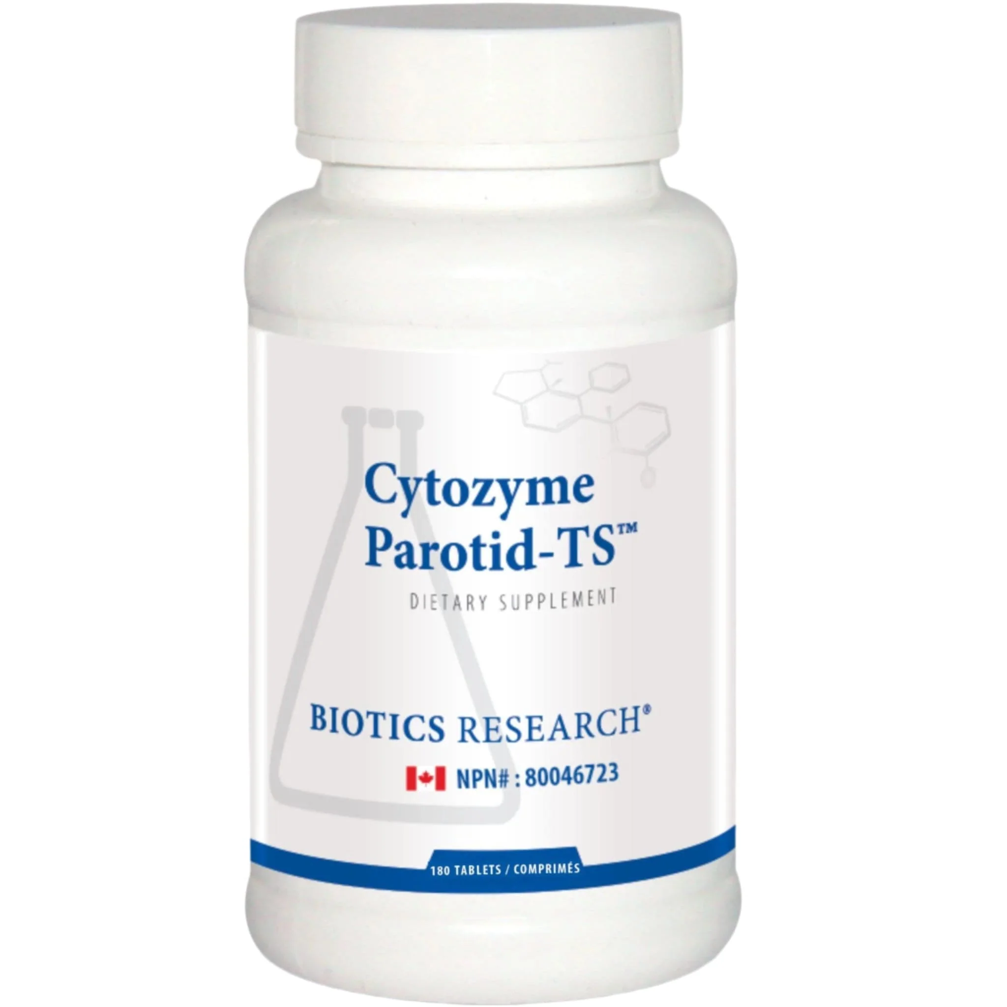 Biotics Research Cytozyme-Parotid-TS, Supports Immune and Glandular Health, 180 Tablets