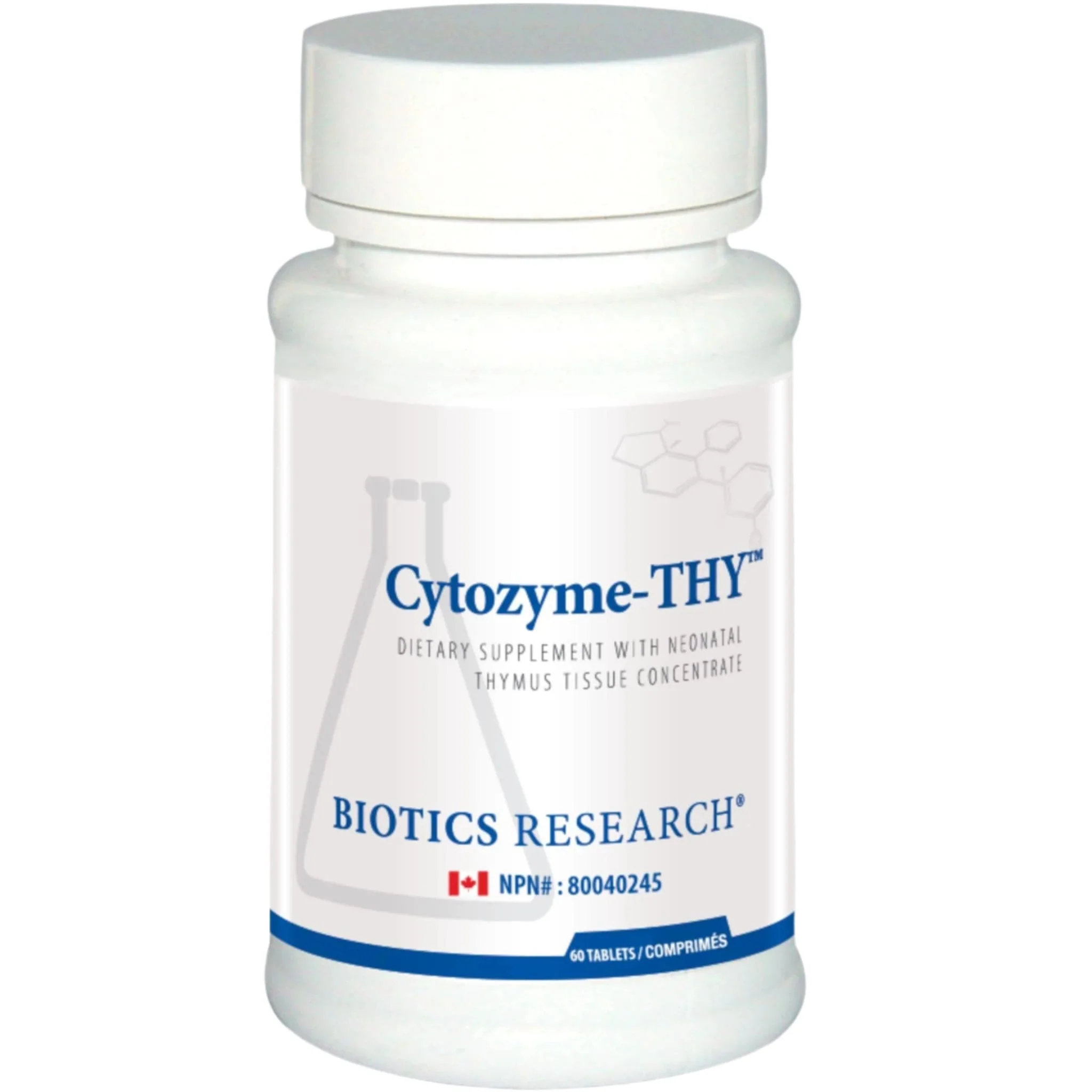 Biotics Research Cytozyme-THY, Thymus and Immune Support, 60 Tablets