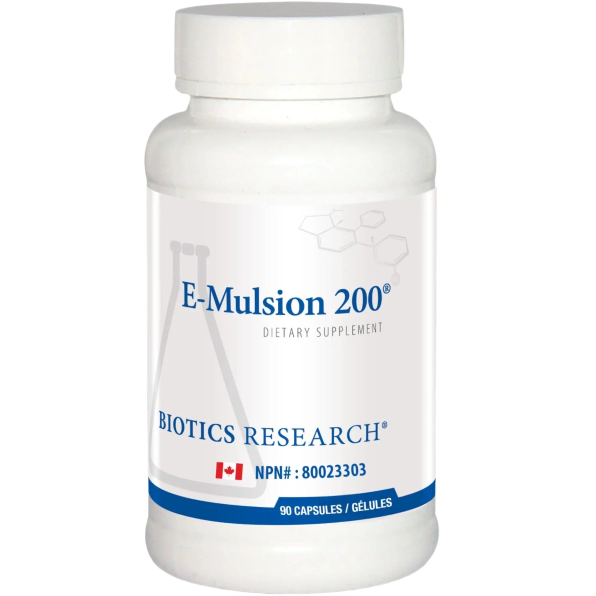 Biotics Research E-Mulsion 200, Supports Cardiovascular Health, 90 Capsules