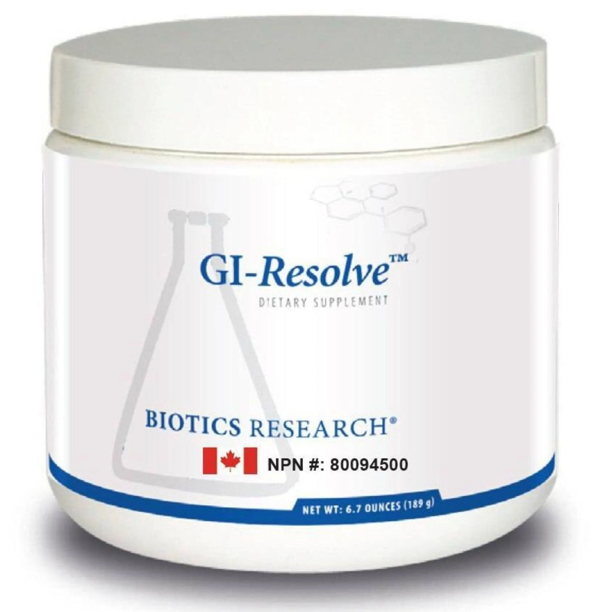 Biotics Research GI-Resolve Powder, Supports Optimal Sastrointestinal Health and Function, 189g