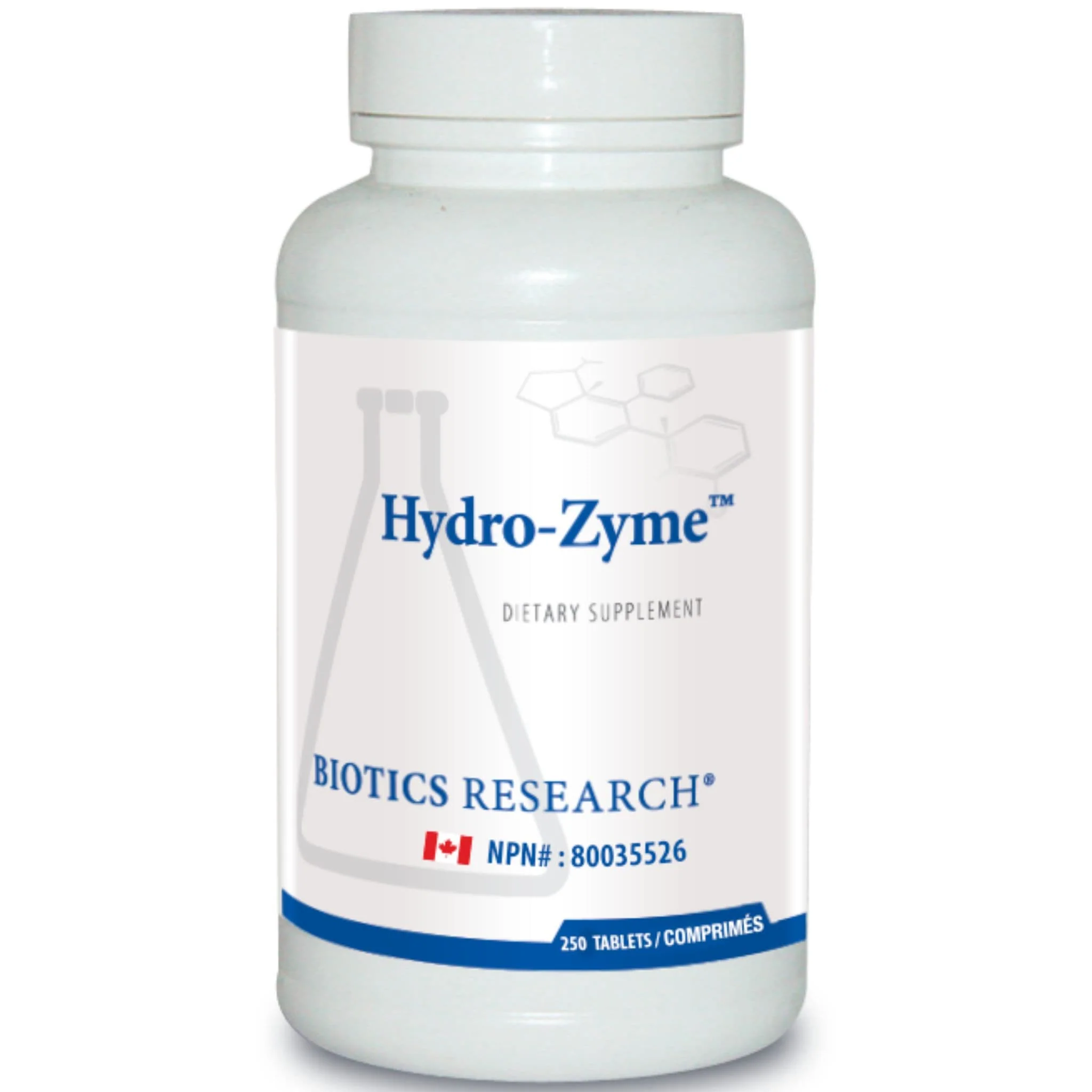 Biotics Research Hydro-Zyme, HCI + Enzymes, 90-250 Tablets - Image 3