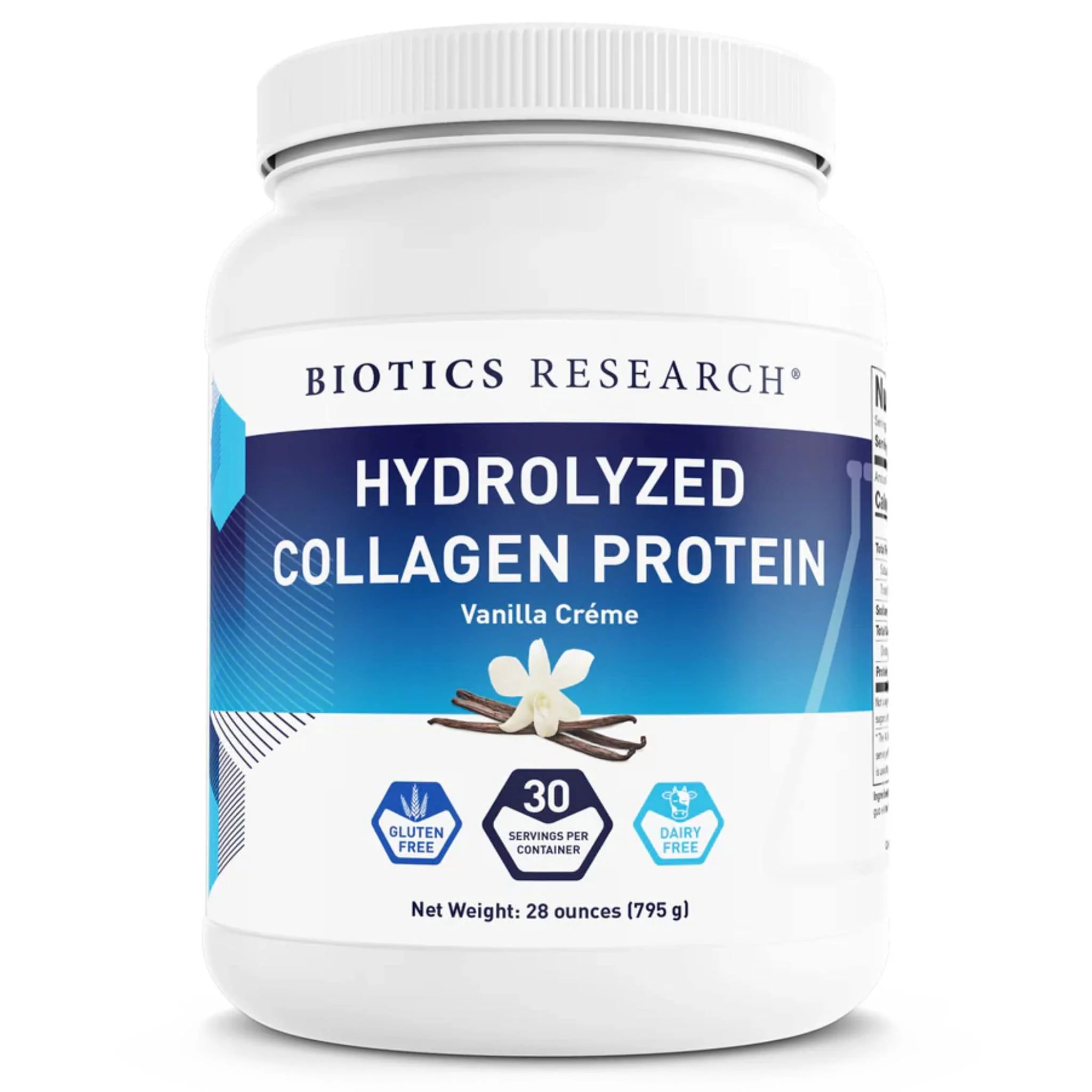 Biotics Research Hydrolyzed Collagen Protein, Bone Broth Isolate, 795g