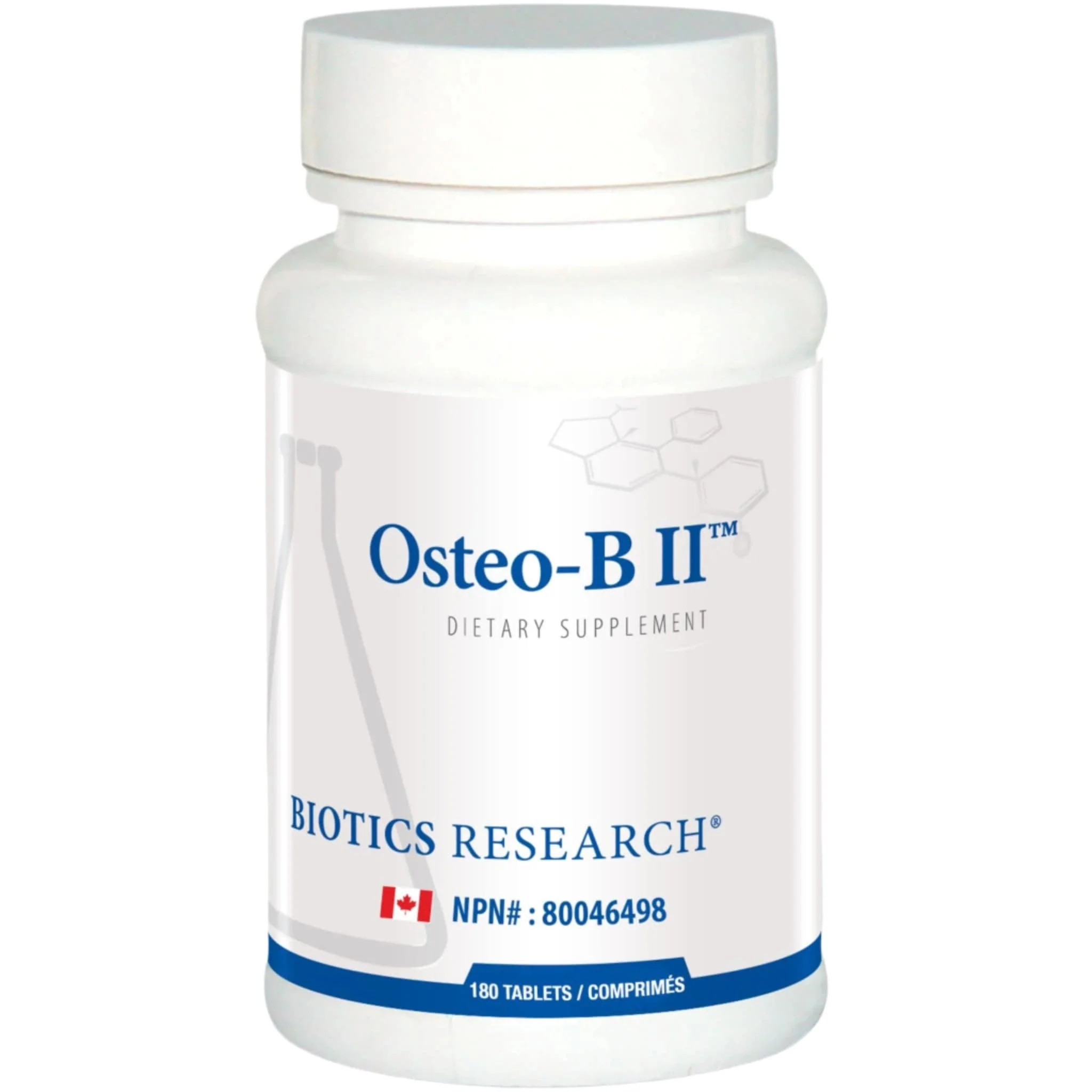 Biotics Research Osteo-B 11, Comprehensive Bone Support with 1:1 Calcium-Magnesium Ratio, Vitamins D, K, Boron & Antioxidants, 180 Tablets