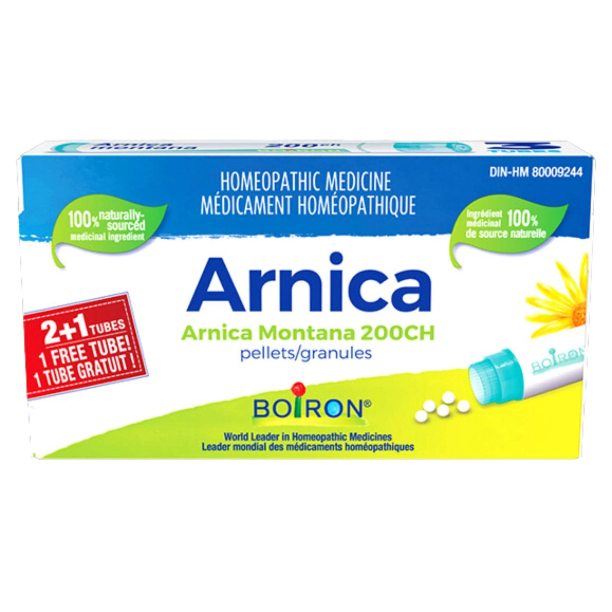 Boiron Arnica Montana Pellets Blister Pack, 3 Tubes x 80 Pellets - Image 3