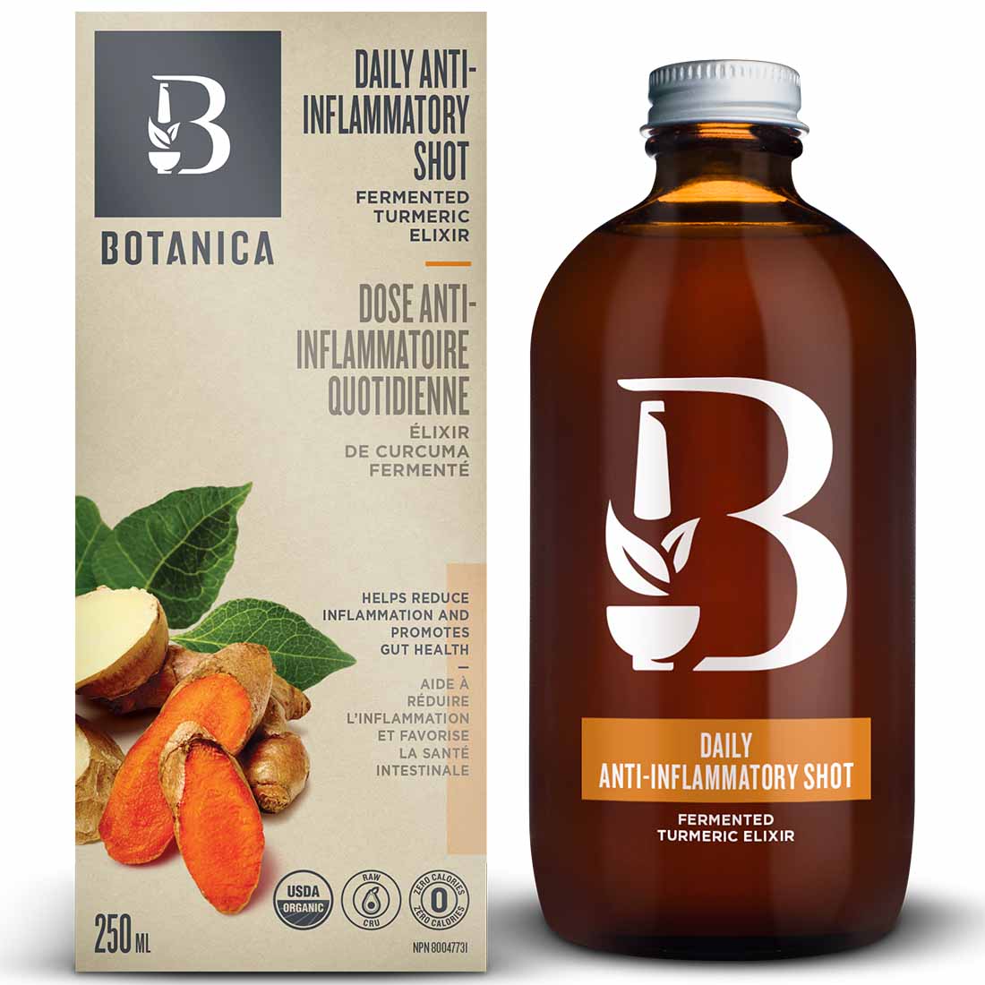 Botanica Daily Anti-Inflammatory Shot (Formerly Turmeric Ginger) (Certified Organic) - Image 2