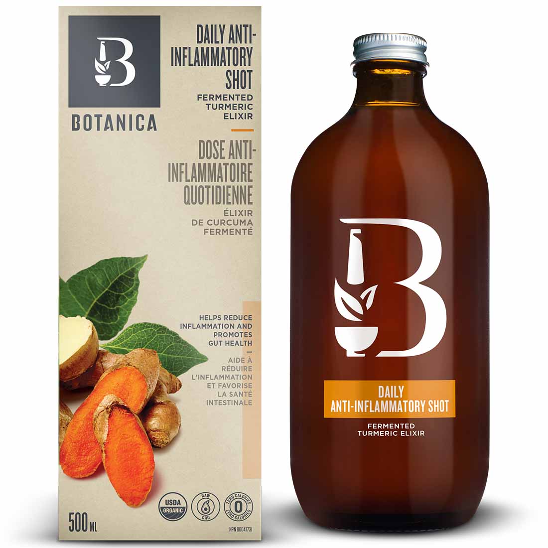 Botanica Daily Anti-Inflammatory Shot (Formerly Turmeric Ginger) (Certified Organic) - Image 3