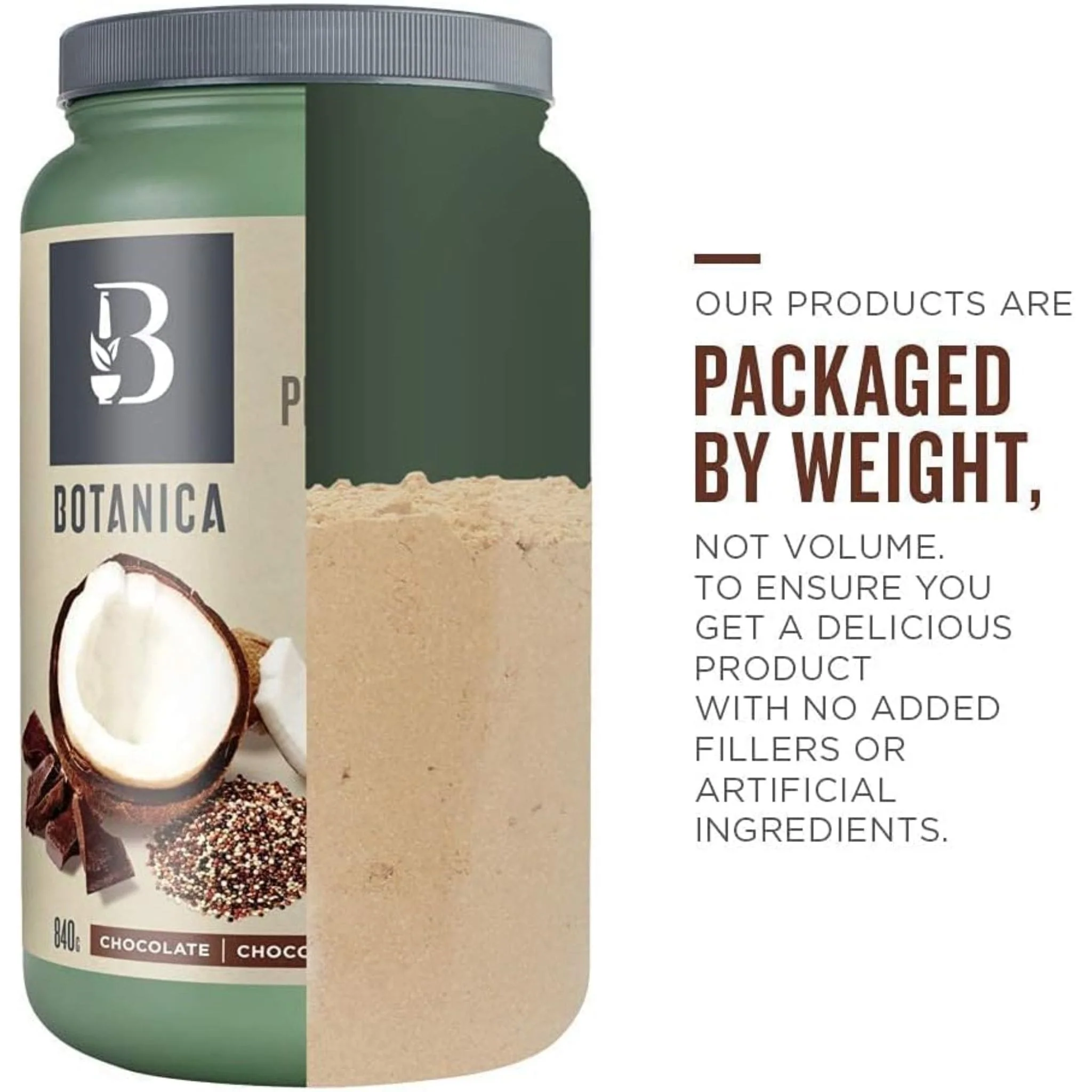 Botanica Perfect Protein, Organic Sprouted Fermented Plant Protein - Image 3