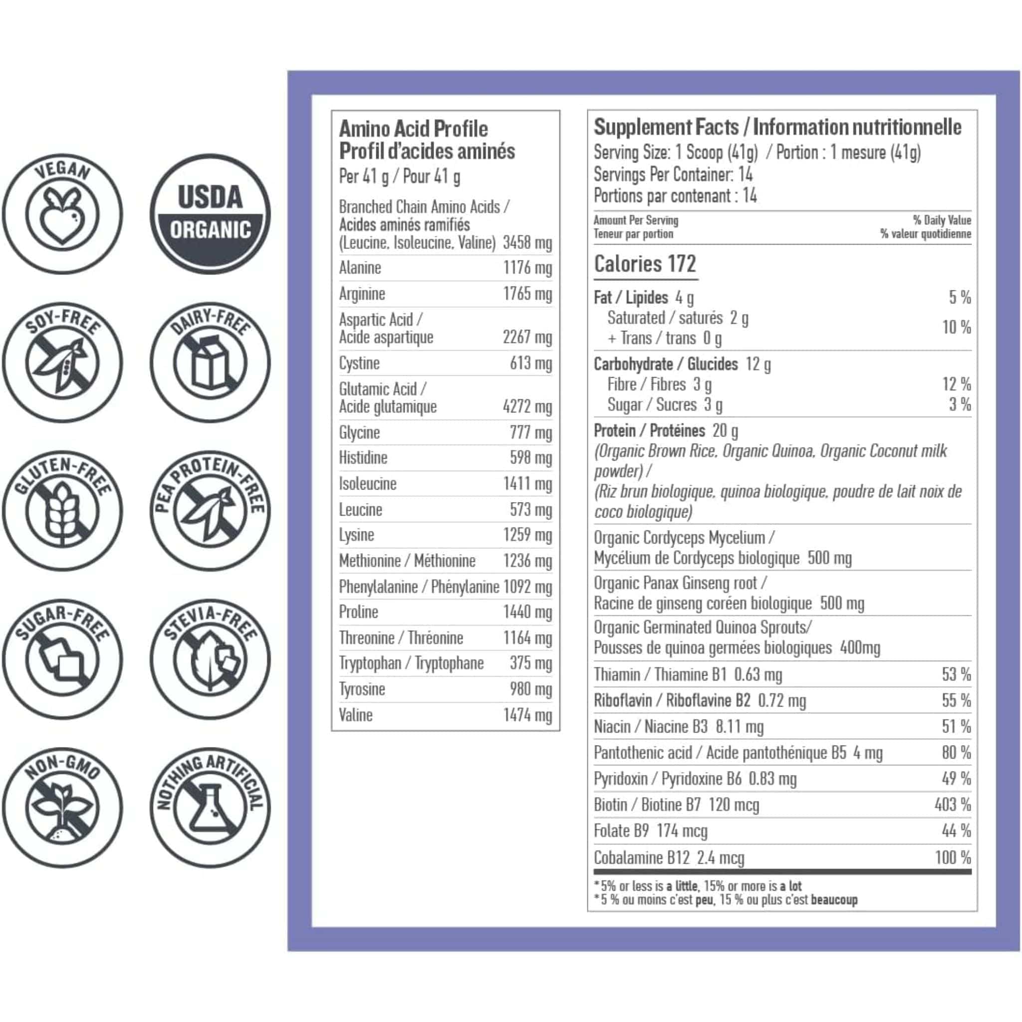Botanica Perfect Protein Elevated Energy Booster, Vanilla, 574g - Image 3