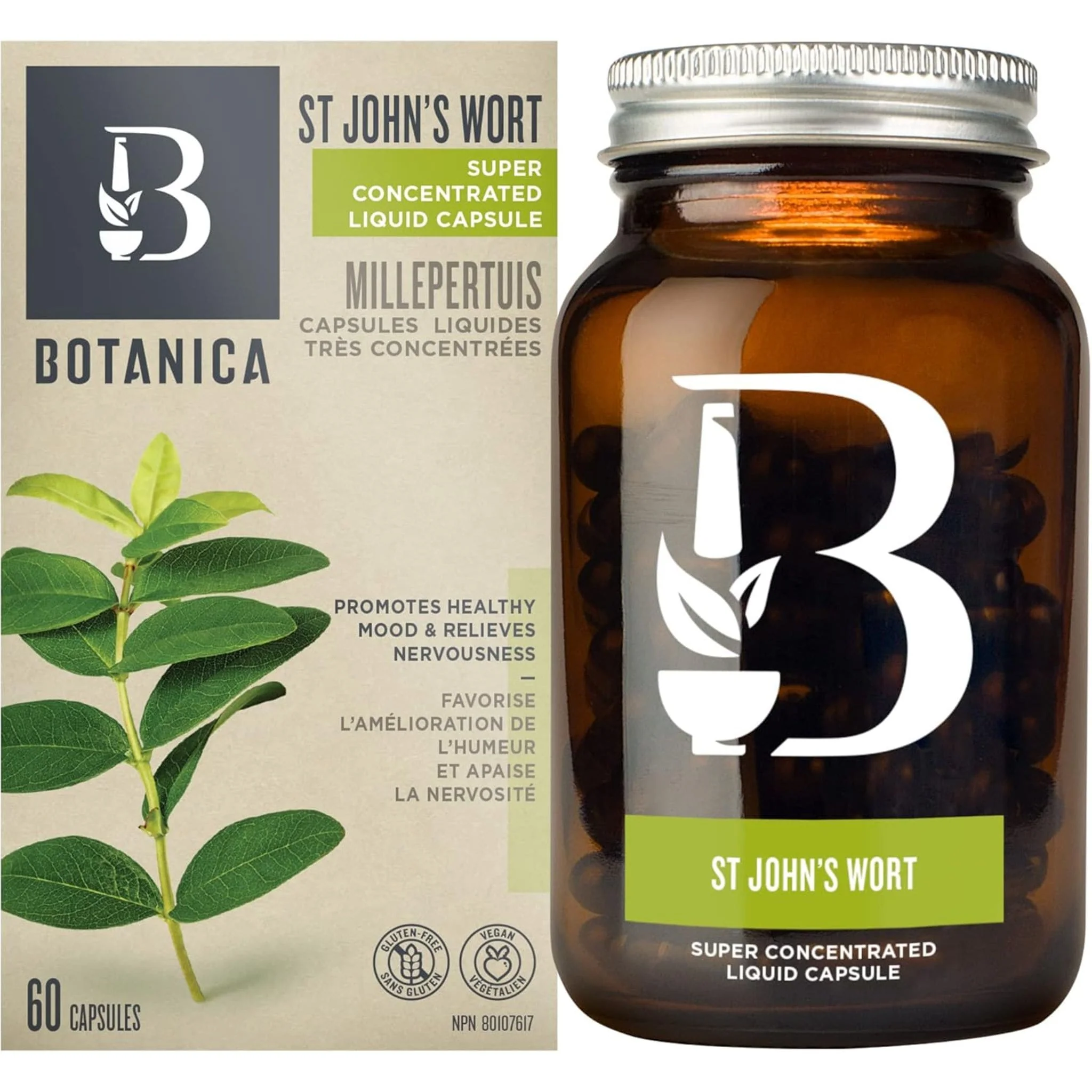 Botanica St. John's Wort, Super Concentrated Liquid Phytocaps