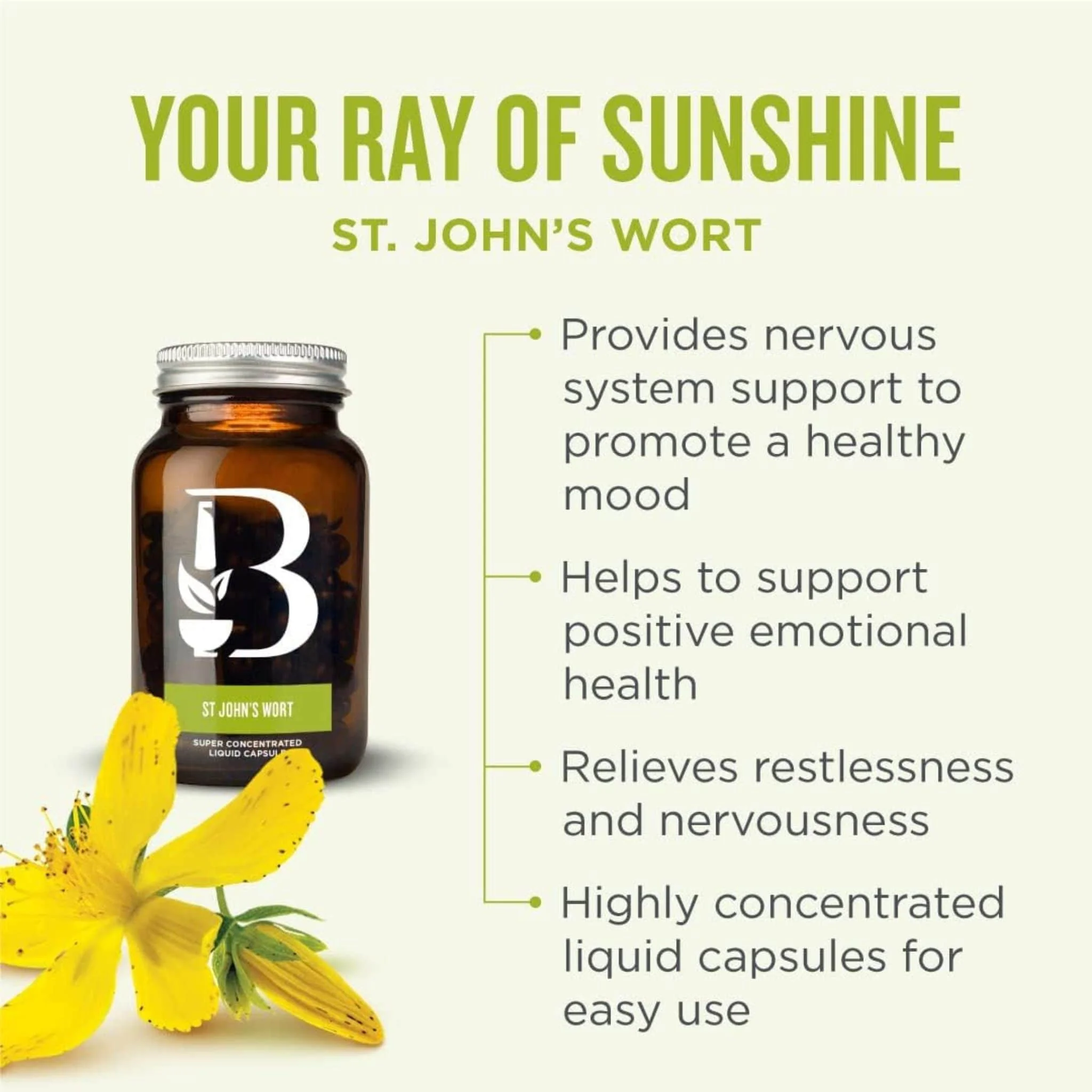 Botanica St. John's Wort, Super Concentrated Liquid Phytocaps - Image 6