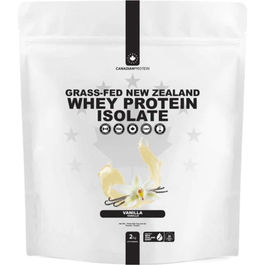 Canadian Protein All-Natural Grass-Fed New Zealand Whey Protein Isolate (Stevia) - Image 3