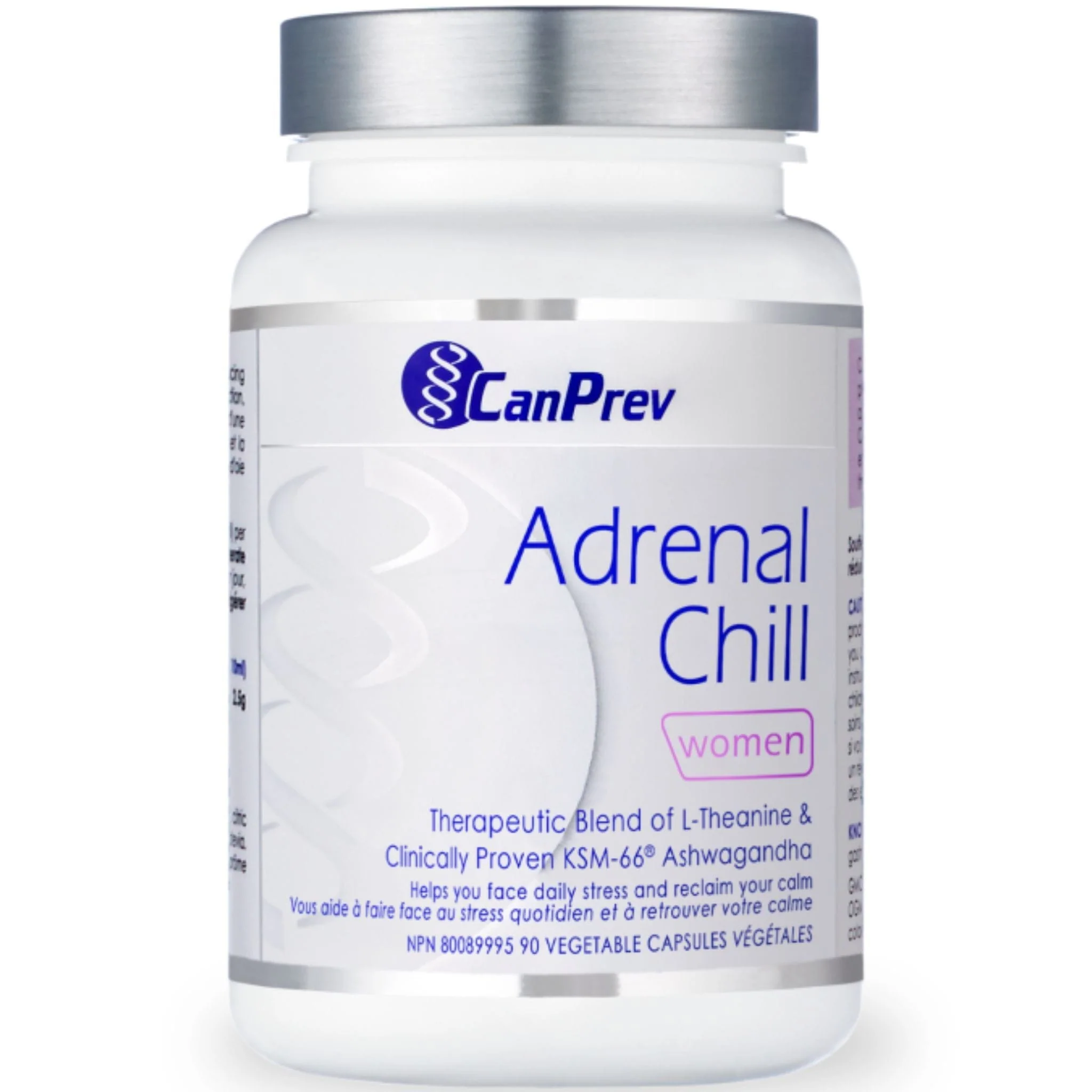 CanPrev Adrenal Chill for Women, 90 Vegetable Capsules - Image 2