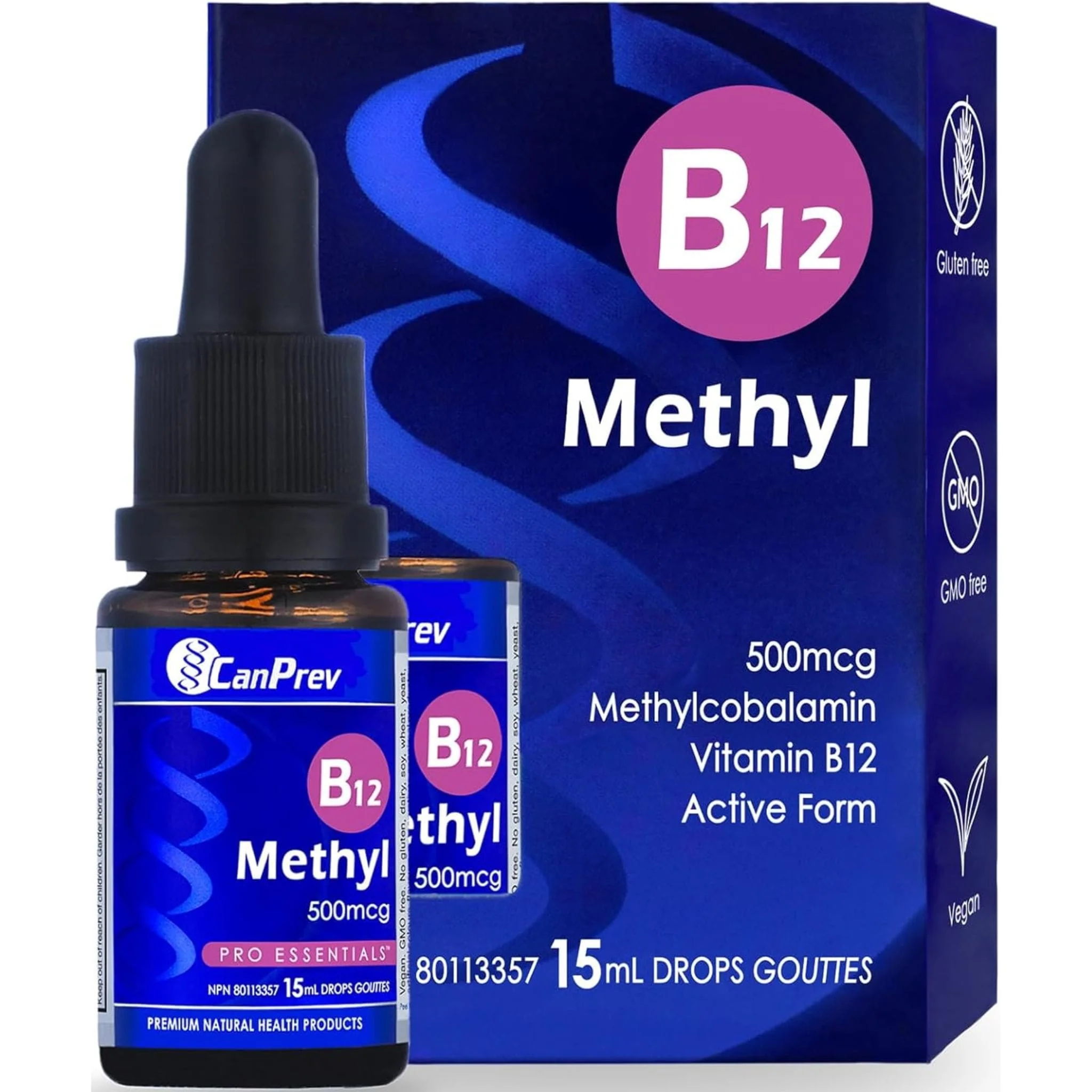 CanPrev B12 Methyl 500mcg Drops, 15ml
