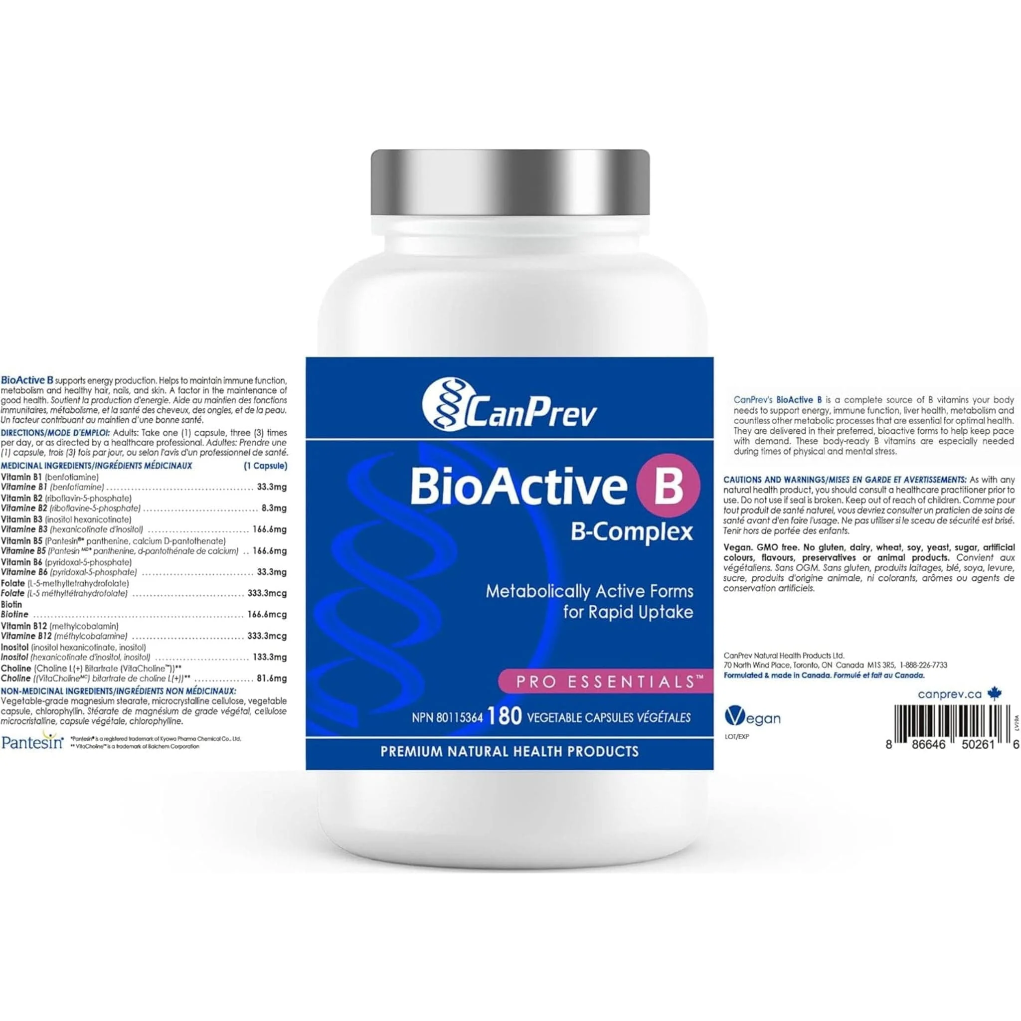 CanPrev BioActive B Complex Capsules - Image 13