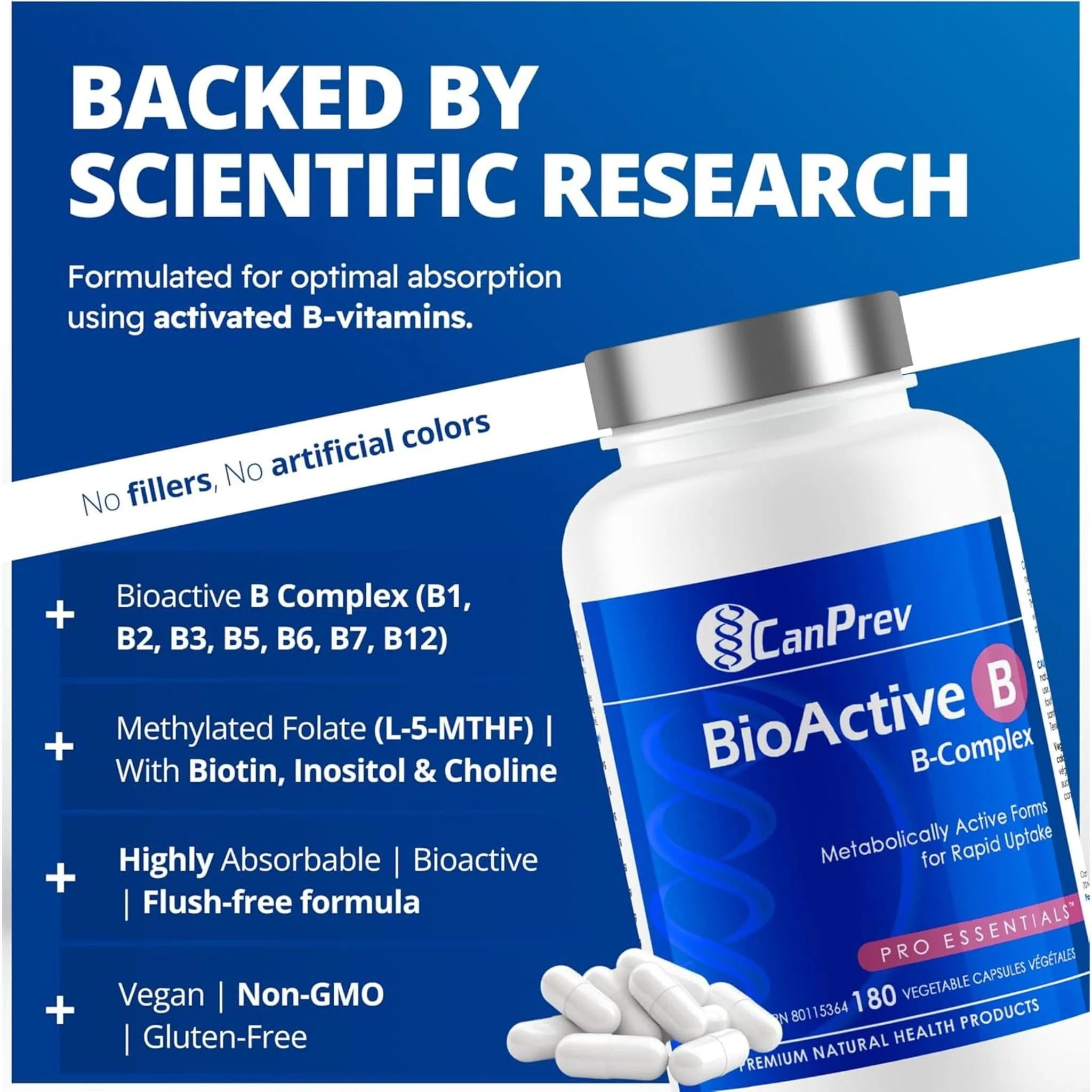 CanPrev BioActive B Complex Capsules - Image 15