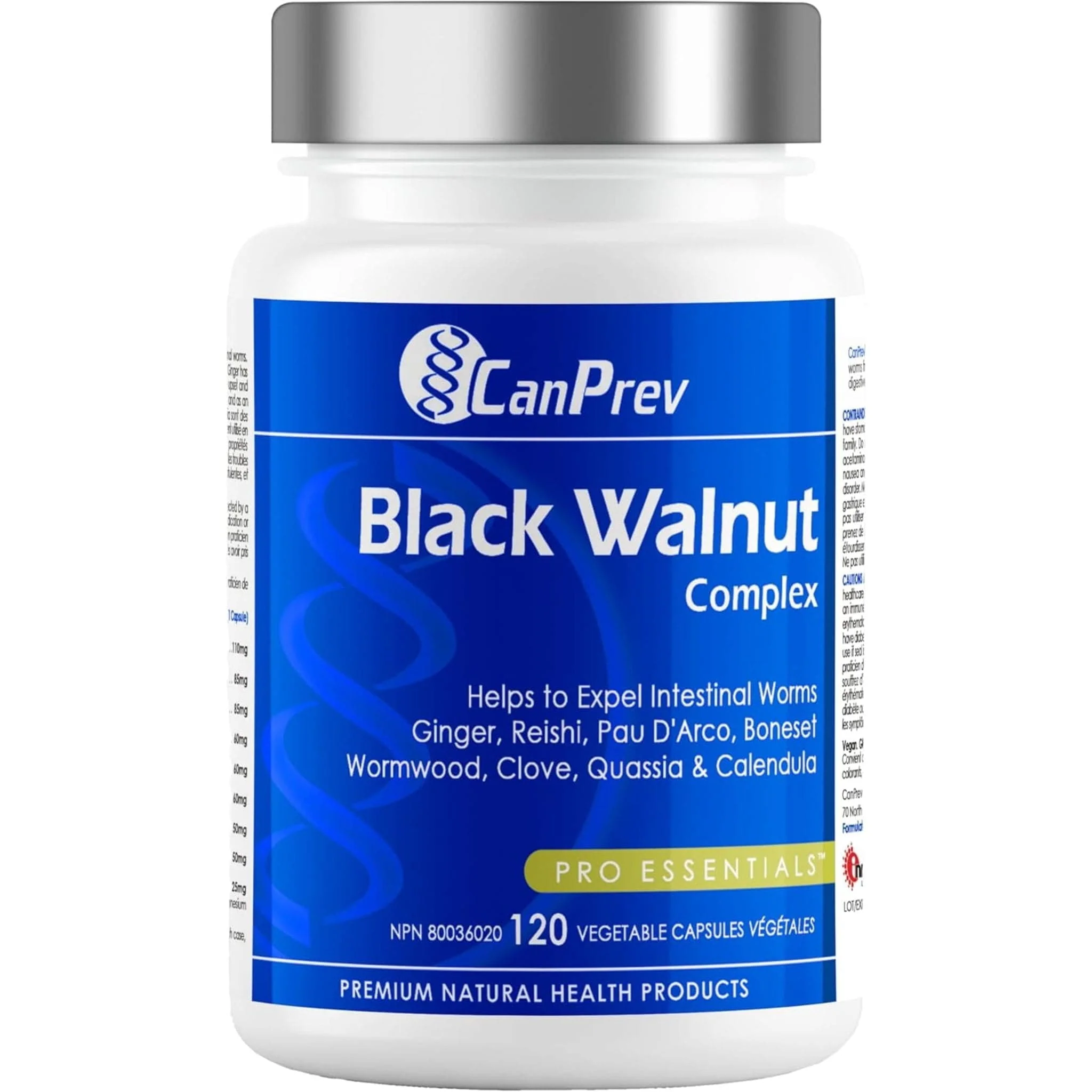 CanPrev Black Walnut Complex, Parasite Removal Formula, 120 Vegetable Capsules - Image 2