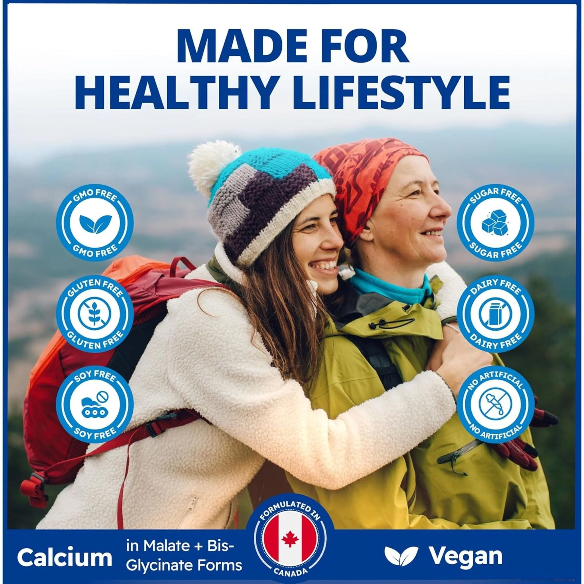 CanPrev Calcium Malate Bis-Glycinate 200mg, 120 Capsules - Image 7
