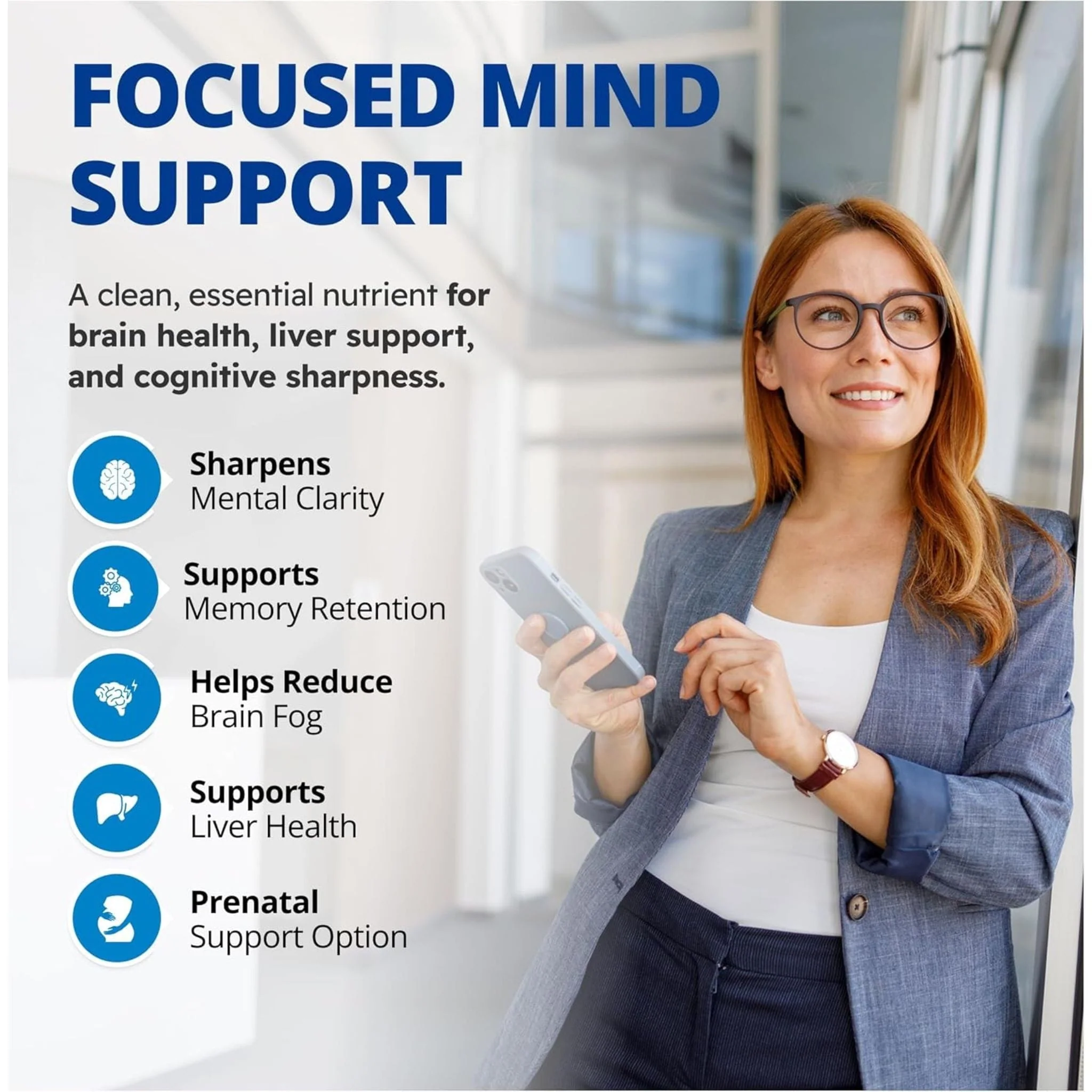 CanPrev Choline 275mg, Helps to Support Liver Function, Brain and Cardiovascular Health, 90 Vegetable Capsules - Image 3