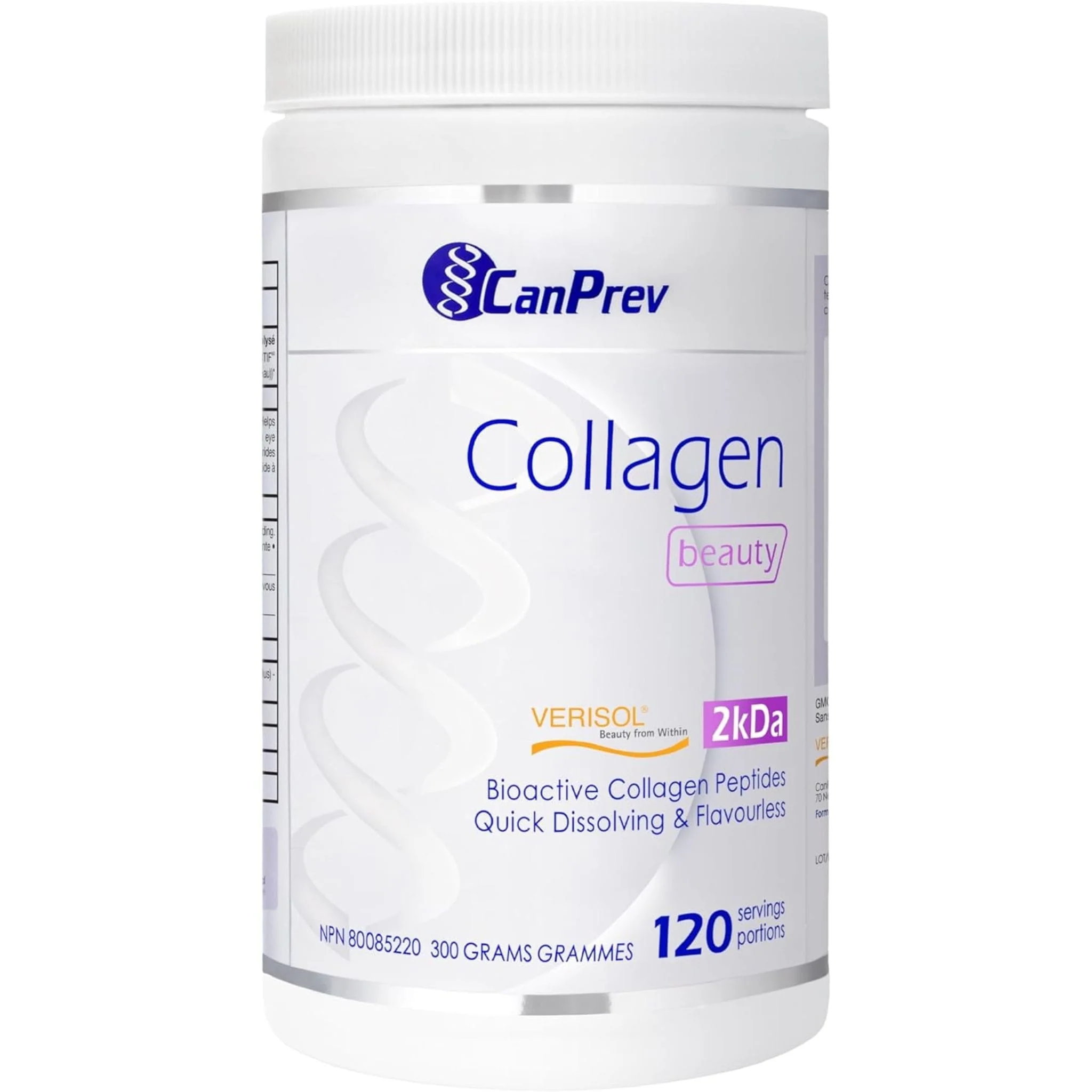 CanPrev Collagen Beauty Powder, Verisol Bioactive Collagen Peptides, Reduces wrinkles in 28 Days, 300g