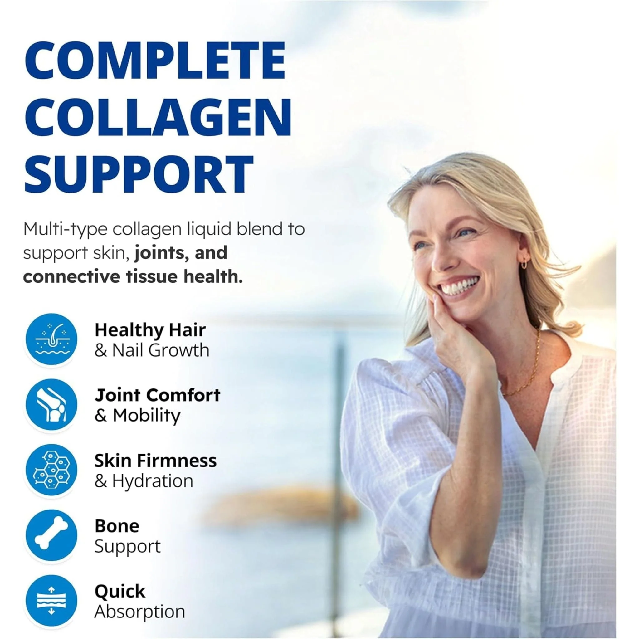 CanPrev Collagen Full Spectrum Liquid Collagen, Bovine and Marine Collagen Type I and Type III, 500ml - Image 4
