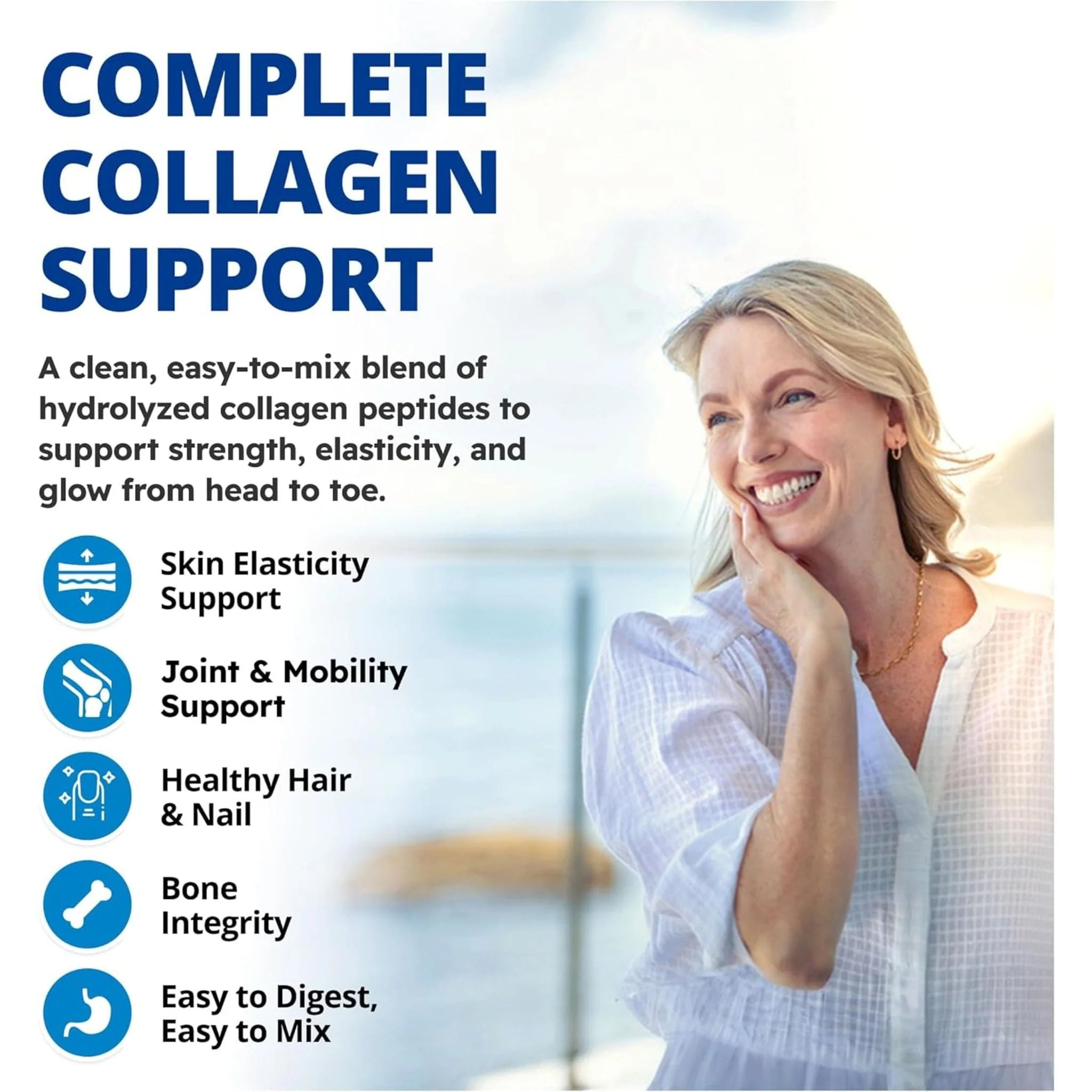 CanPrev Collagen Full Spectrum Peptiplus 100% Pure Hydrolyzed Powder, 250g - Image 4