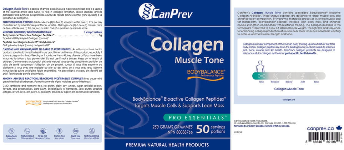 CanPrev Collagen Muscle Tone, 250g - Image 2