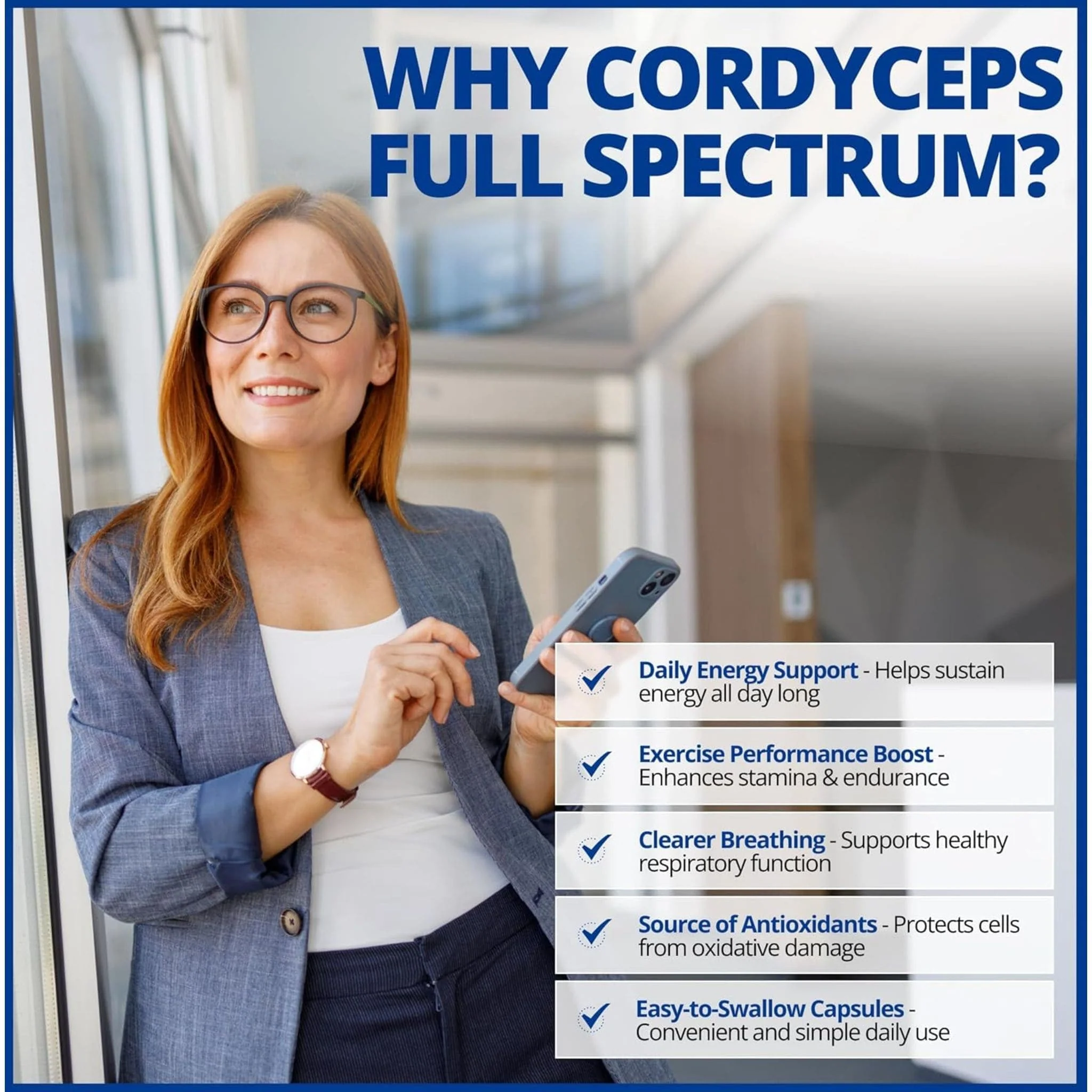 CanPrev	Cordyceps Full Spectrum, Natural Energy Booster, Exercise Performance and Immune Support, 60 Vegetable Capsules - Image 5