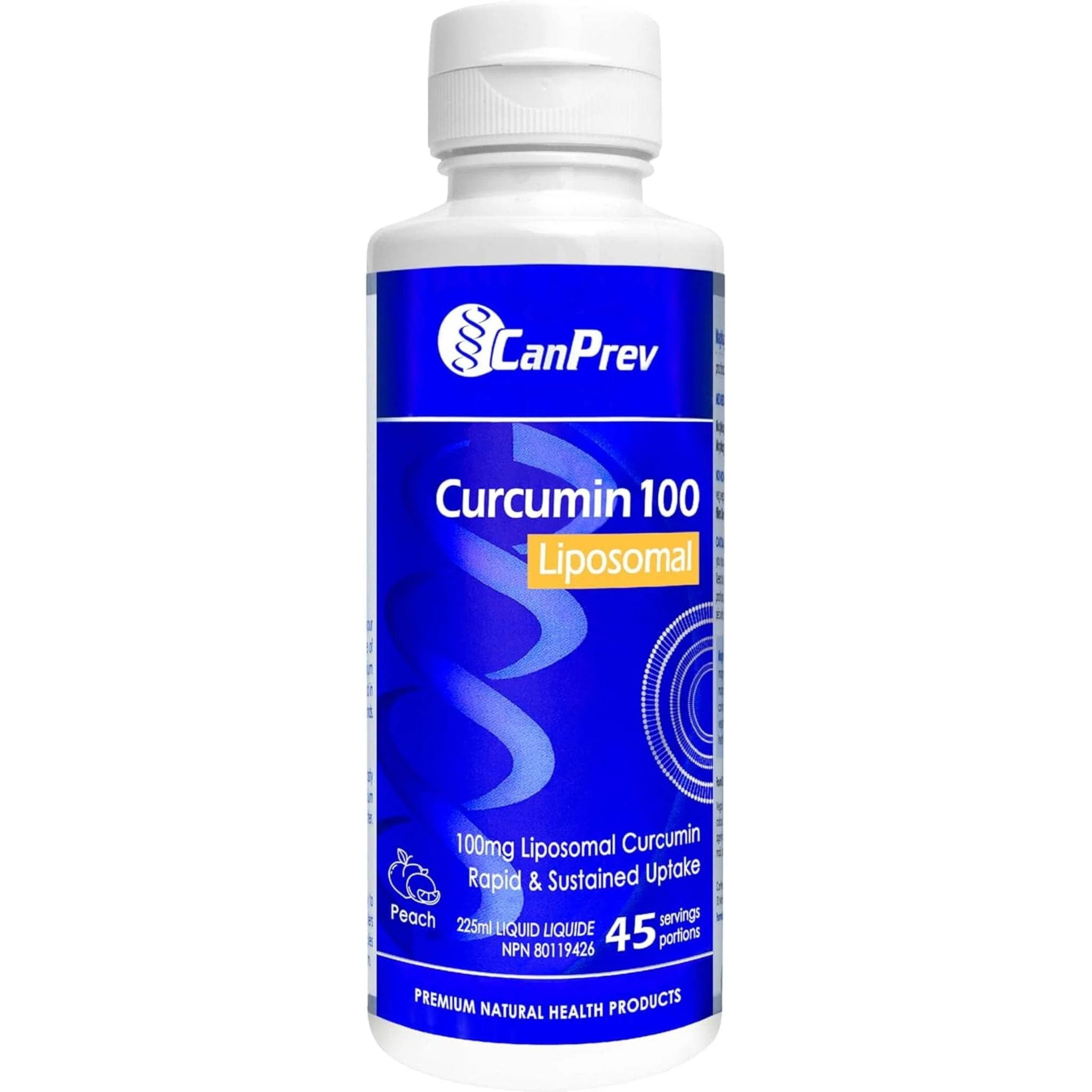 CanPrev Liposomal Curcumin 100mg, Rapid and Sustained Uptake - Image 2