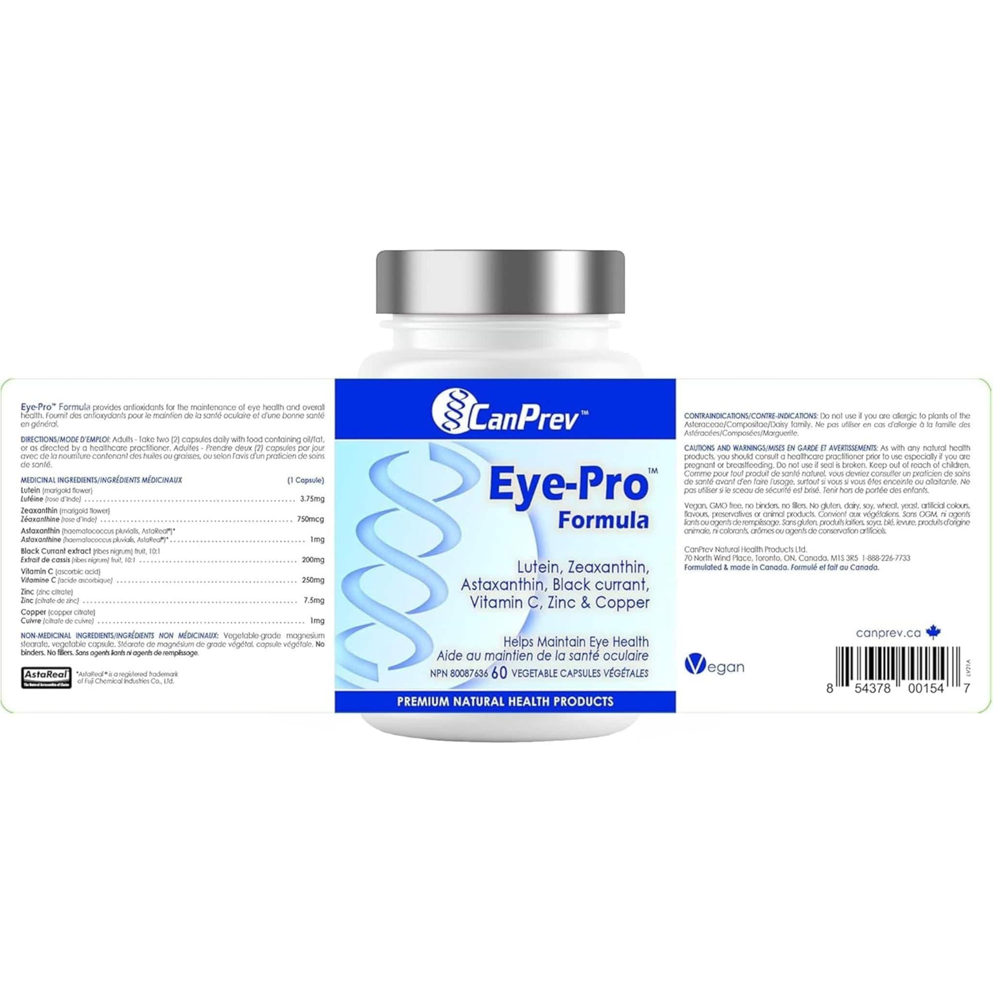 CanPrev Eye-Pro, 60 Vegetable Capsules - Image 3
